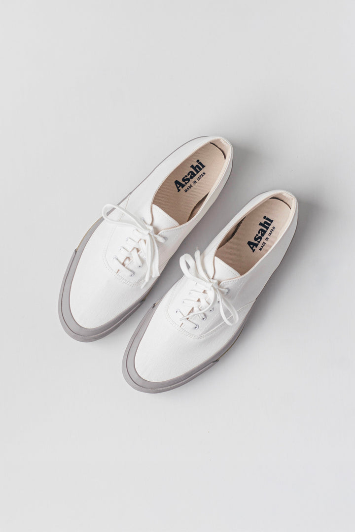 Deck Shoes Canvas - White / Grey