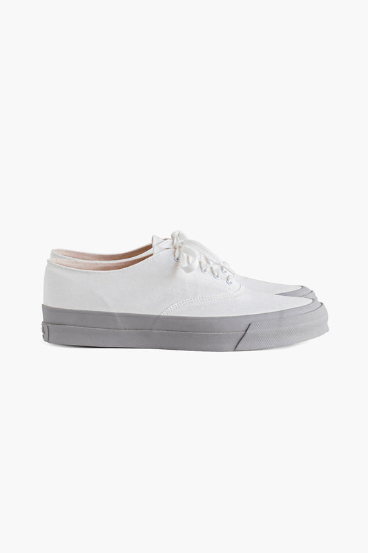 Deck Shoes Canvas - Blanc / Gris