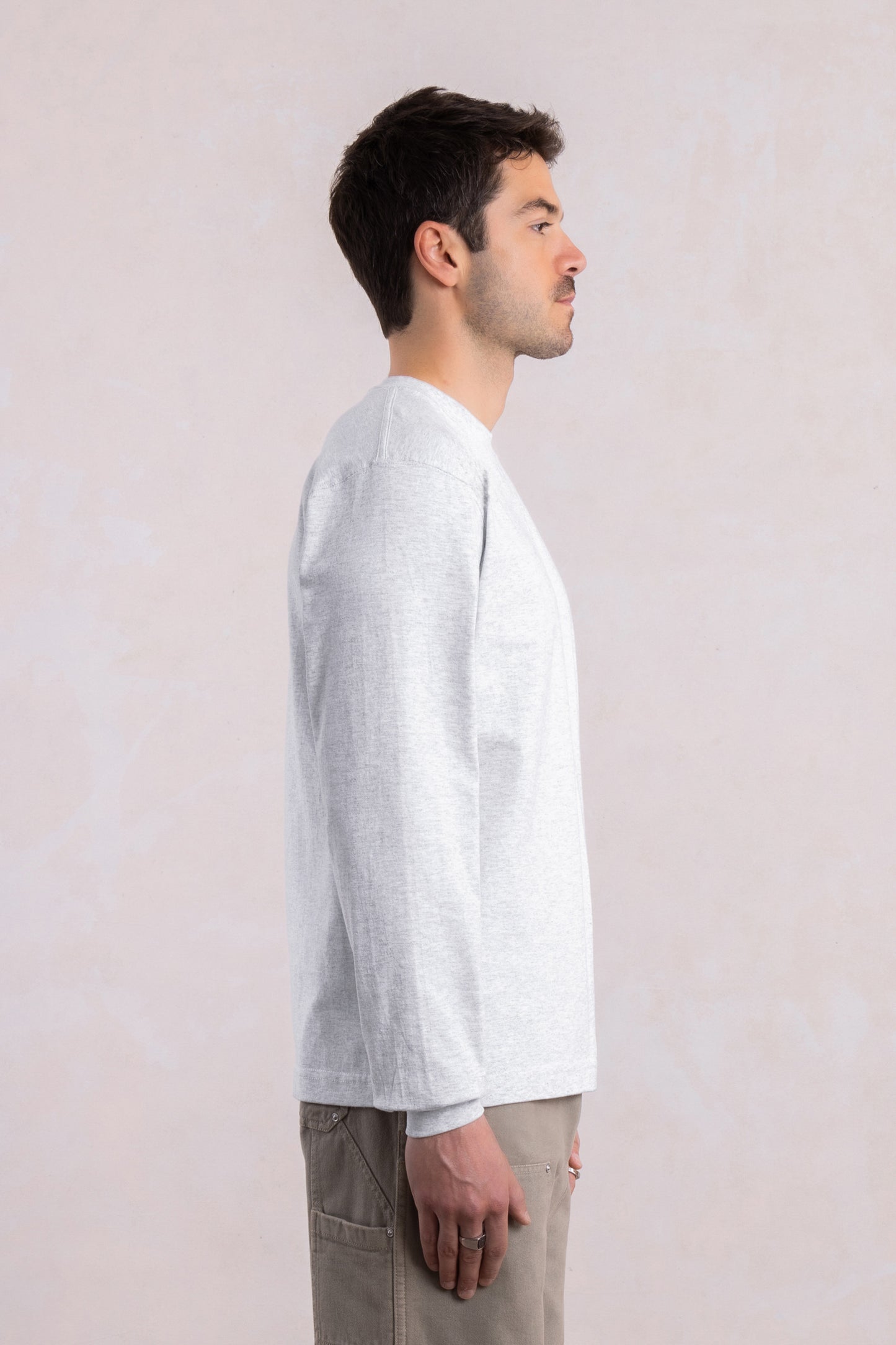 Max-weight t-shirt met lange mouwen - Heather grijs