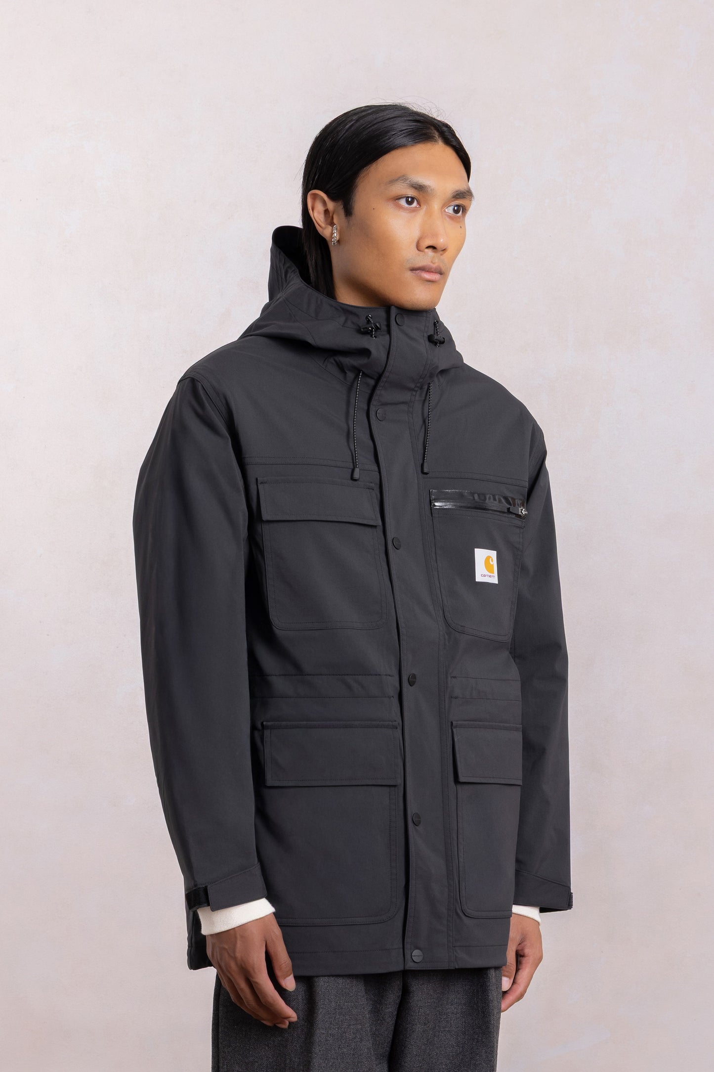 Bowden Jacket - Zwart nylon