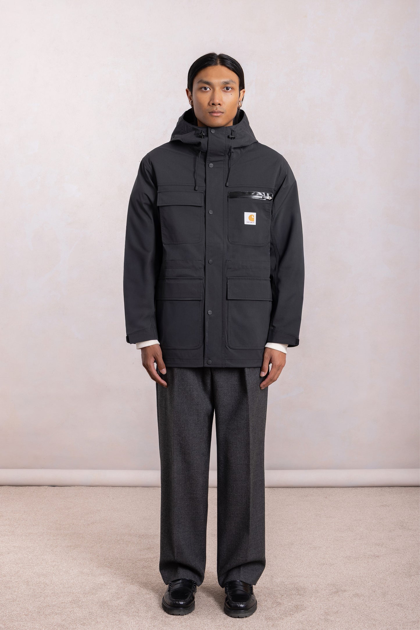 Bowden Jacket - Zwart nylon