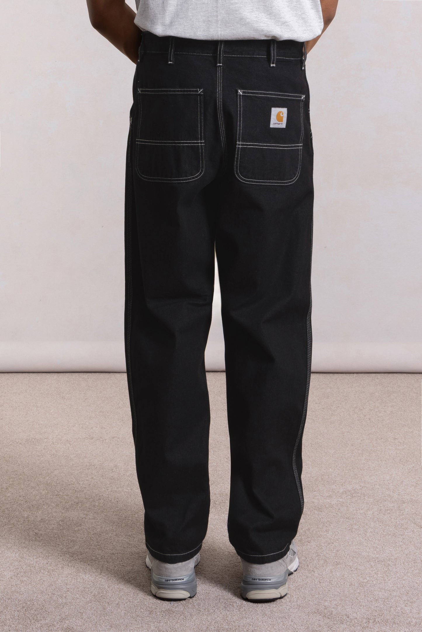 Simple pant - Denim noir one wash