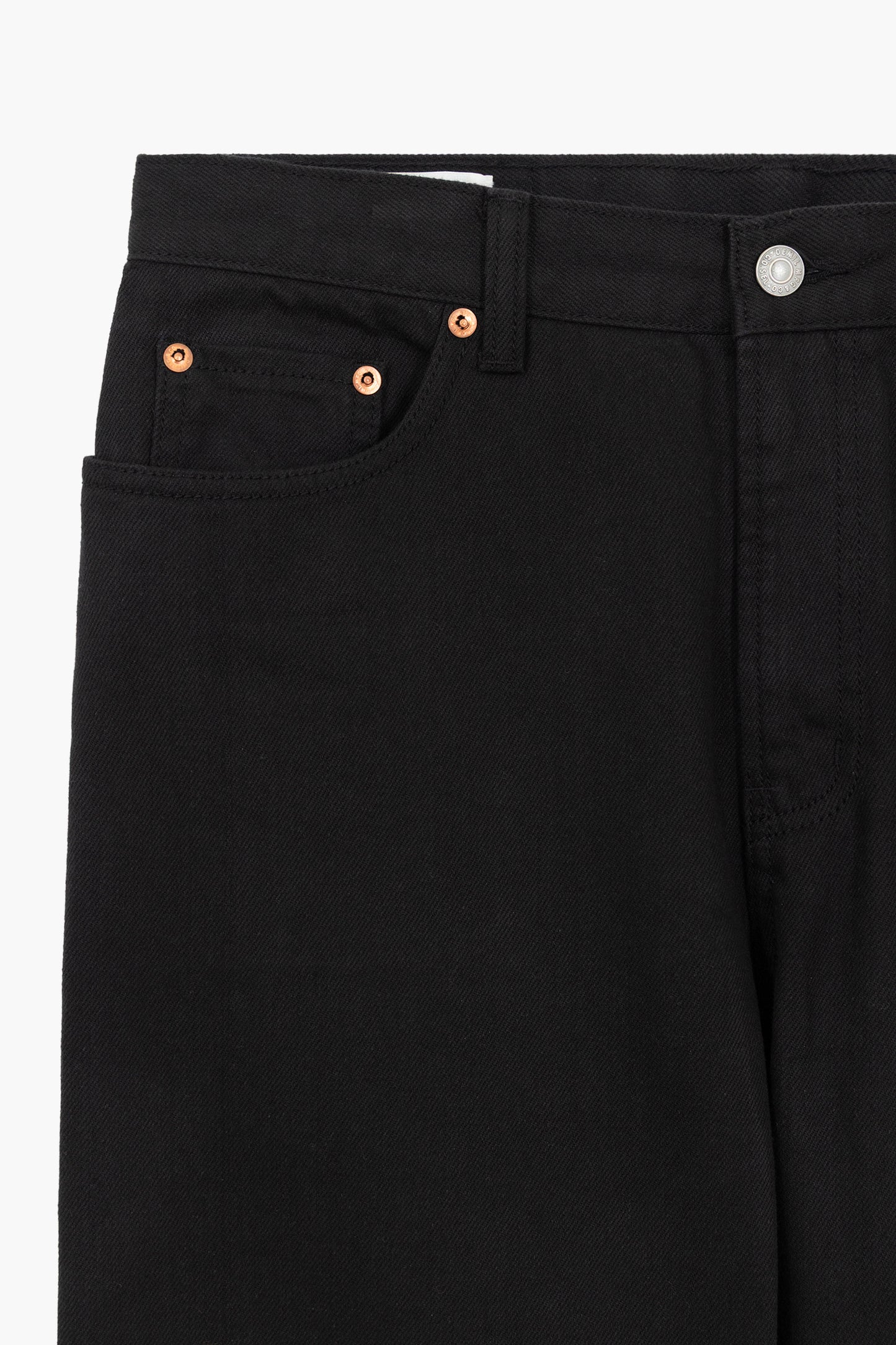 Jean 'Pioneer Pants' - Denim Selvedge Black