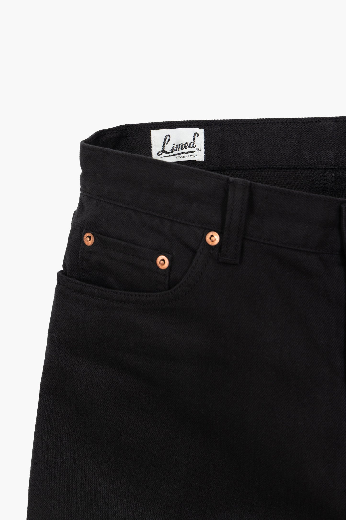 Jean 'Pioneer Pants' - Denim Selvedge Black