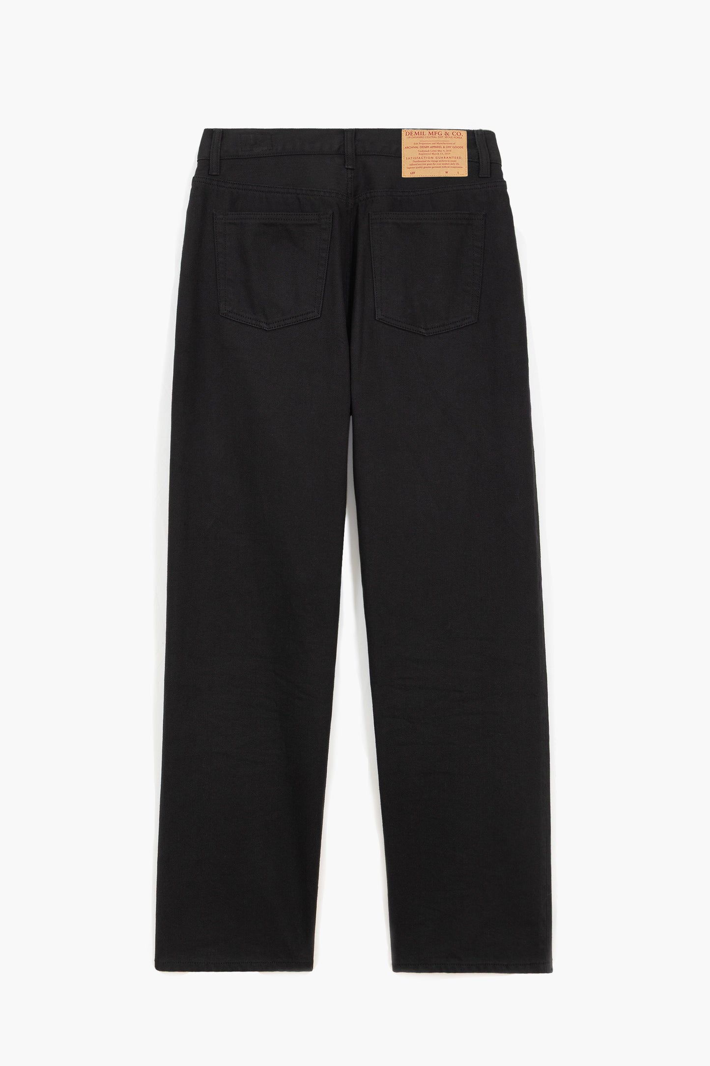 Jean 'Pioneer Pants' - Denim Selvedge Black