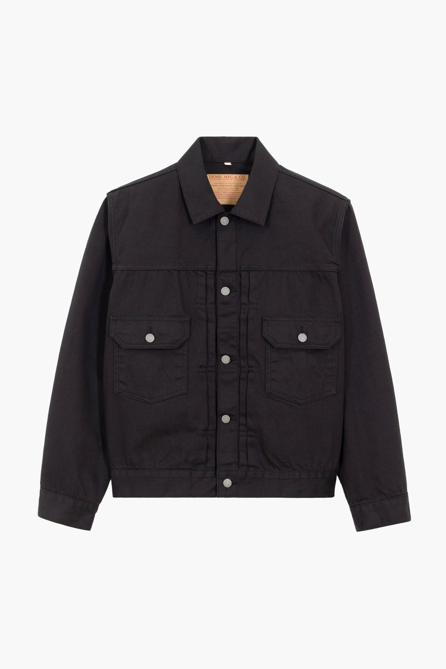 Type II Truckerjack 'Pioneer Jacket' - Zwart Selvedge Denim