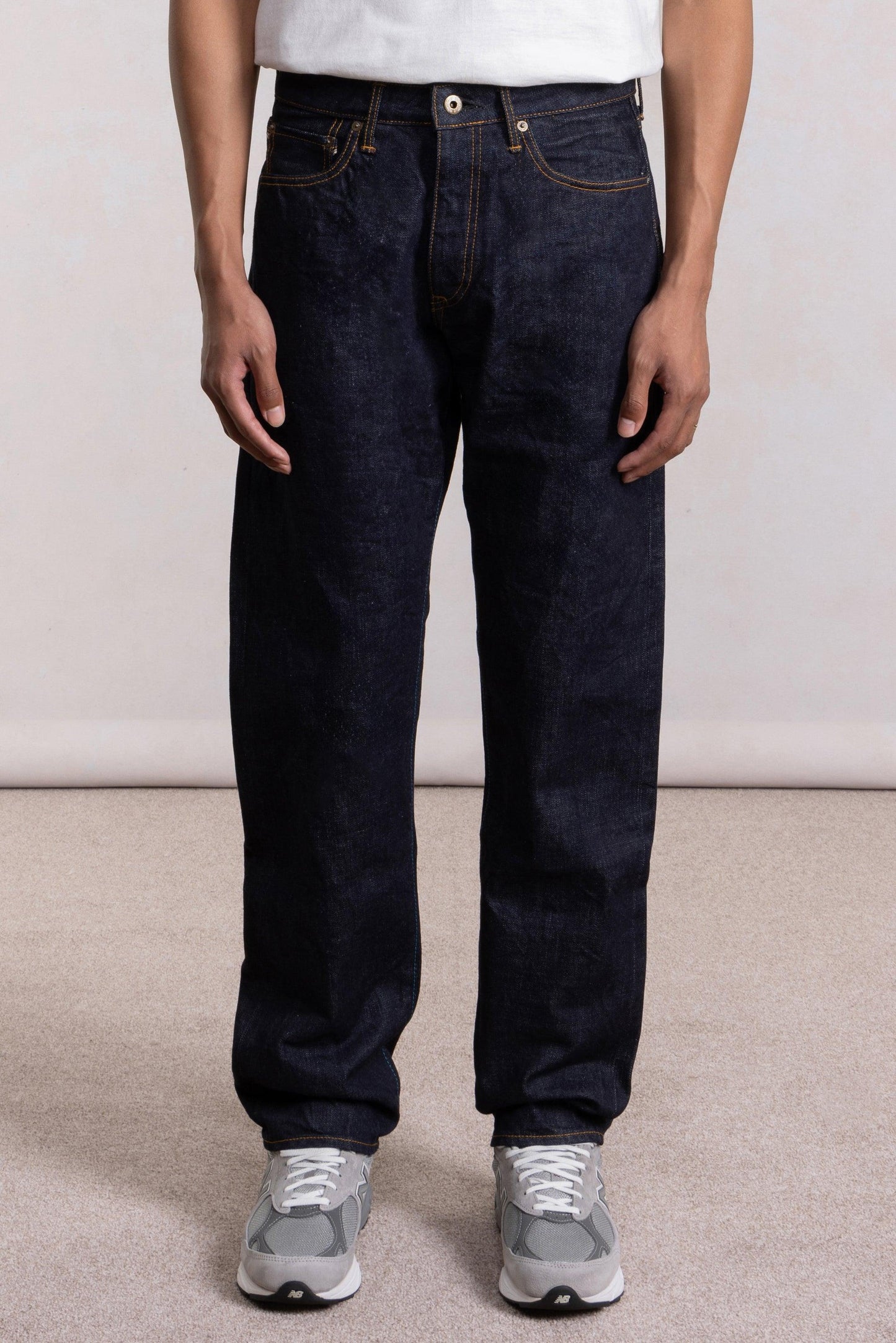 Klassieke rechte jeans 14,8 oz - Ruwe selvedge denim