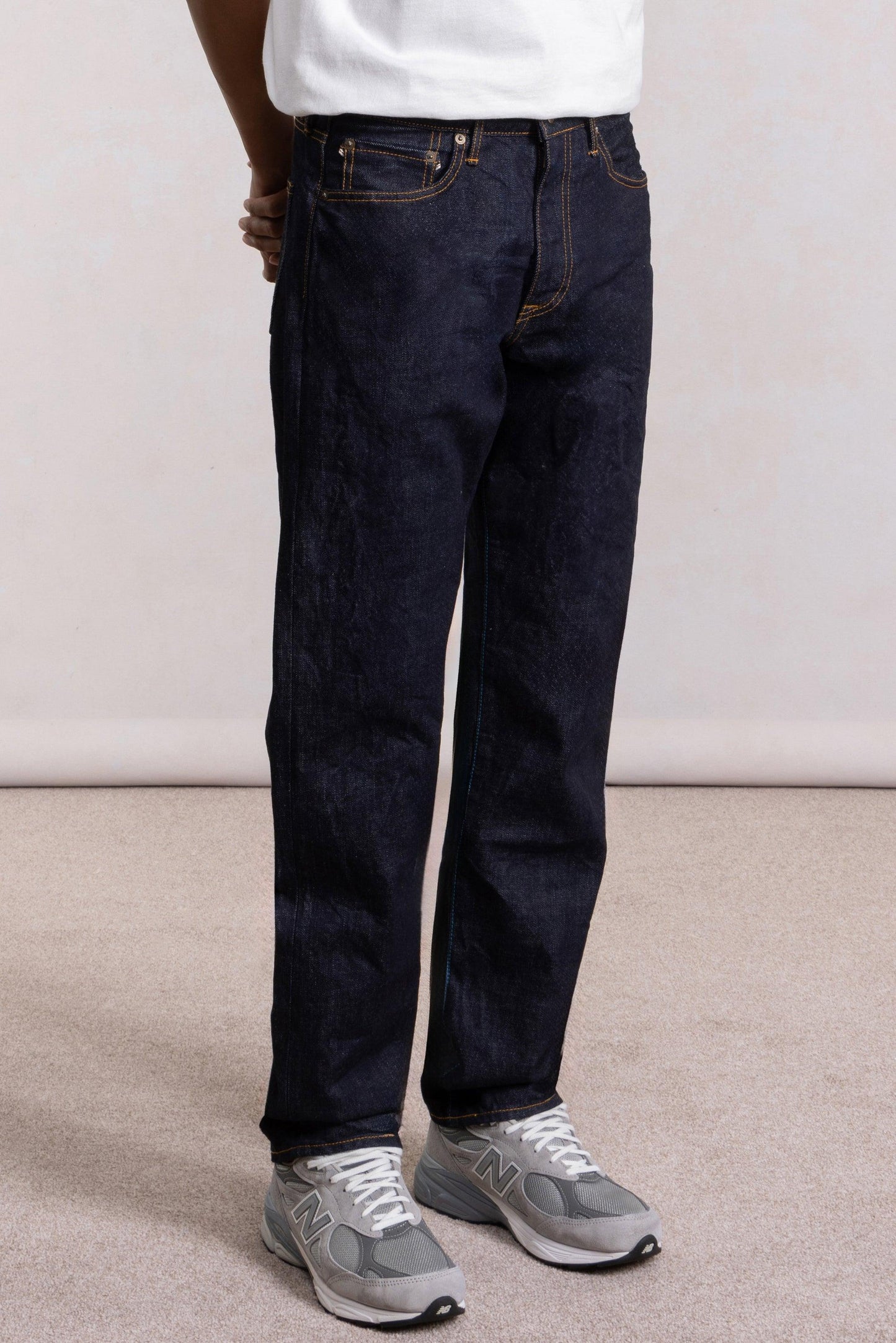 Klassieke rechte jeans 14,8 oz - Ruwe selvedge denim