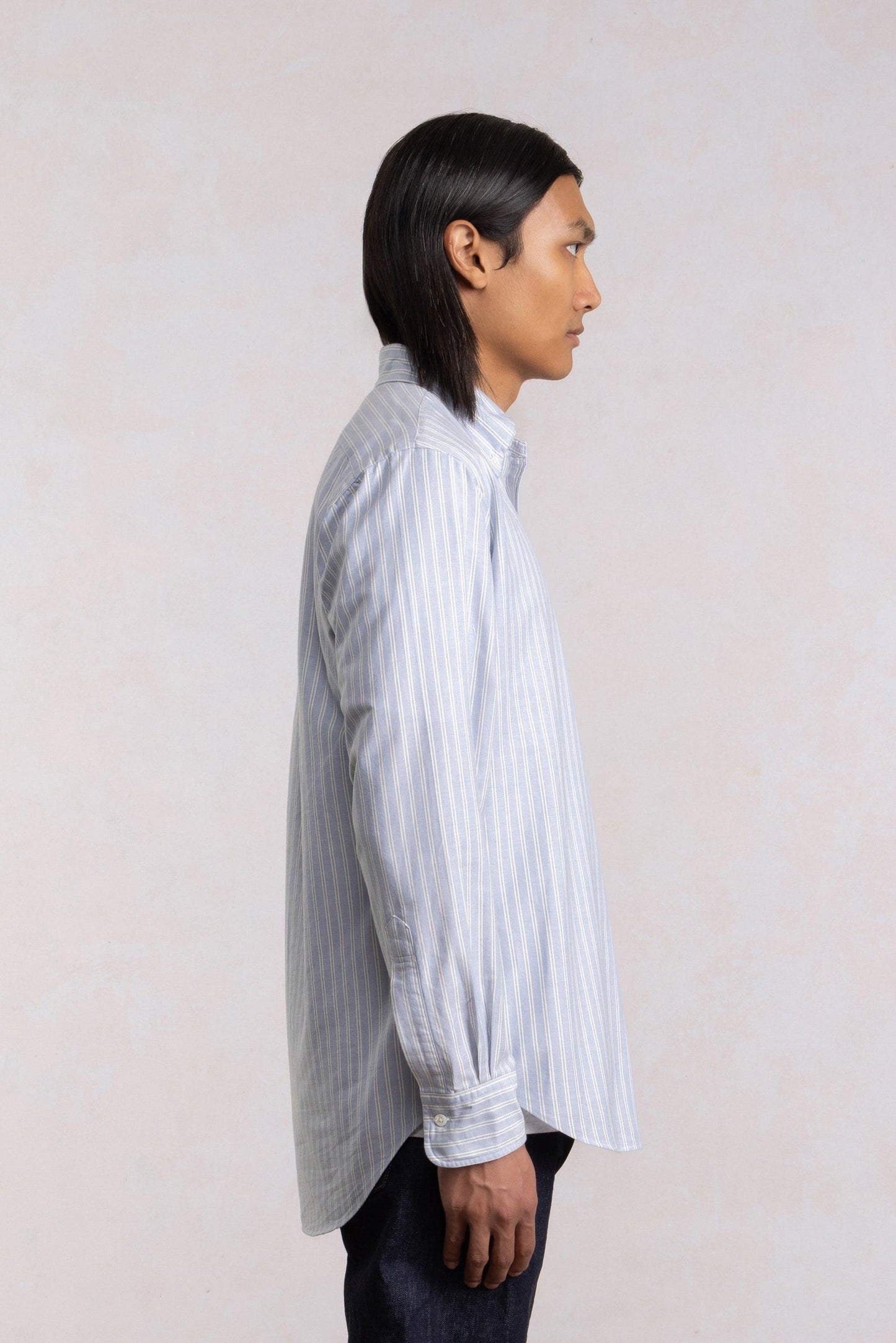 'Vintage Ivy' Shirt - Striped Oxford