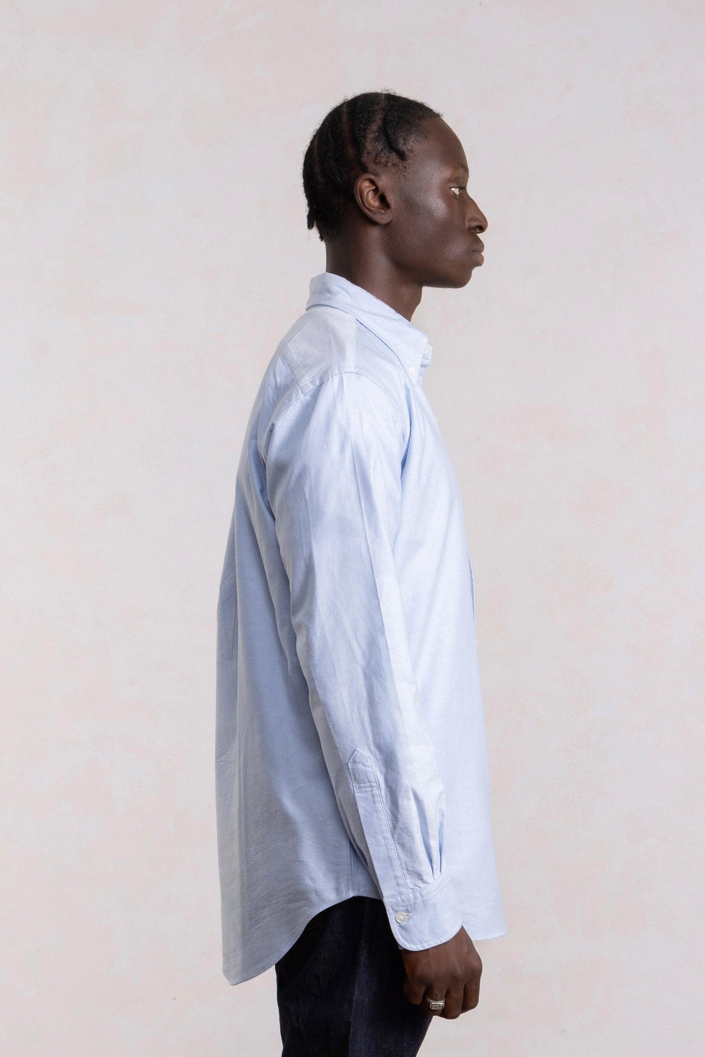 'Vintage Ivy’ Oxford Shirt - Light Blue