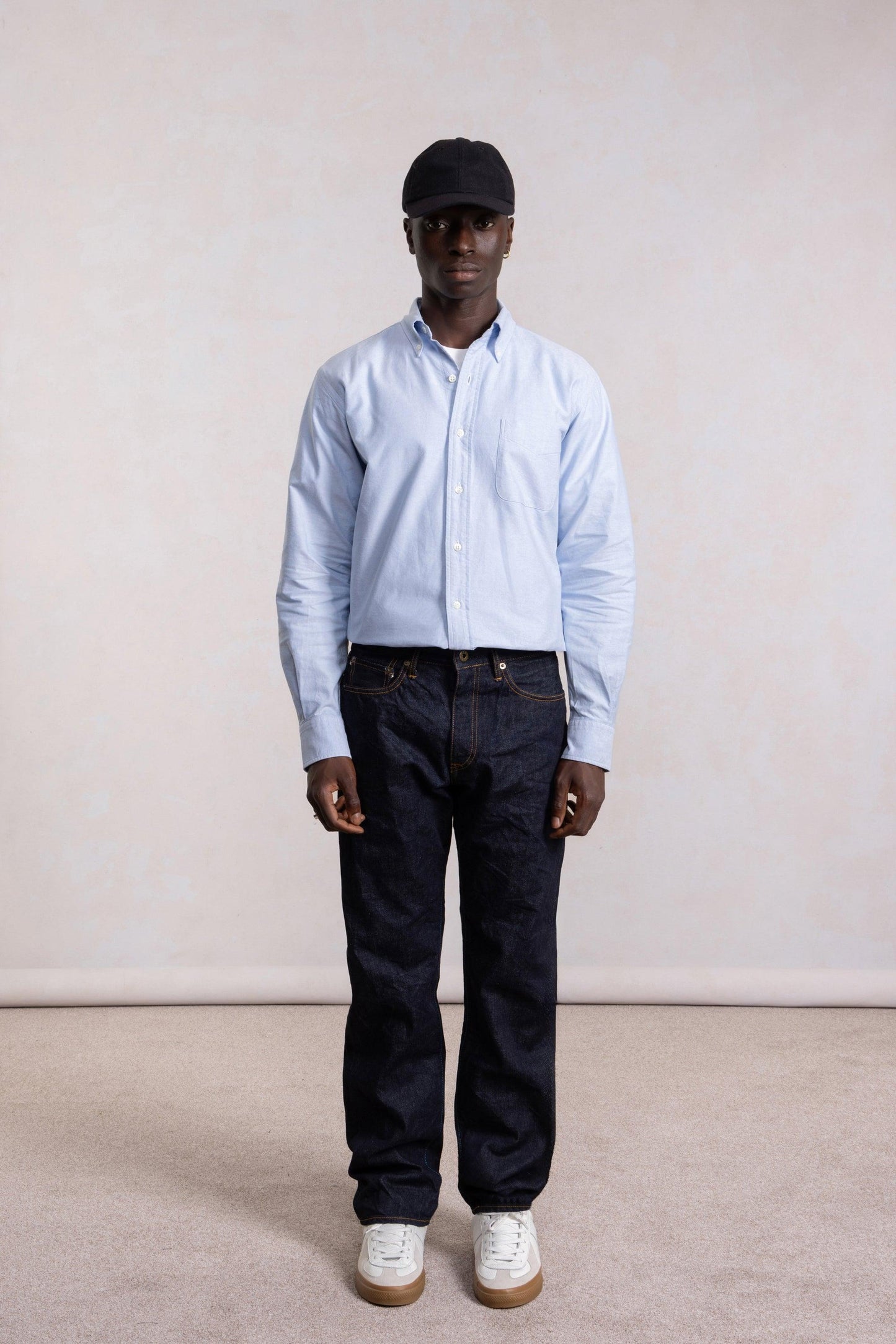 'Vintage Ivy’ Oxford Shirt - Light Blue