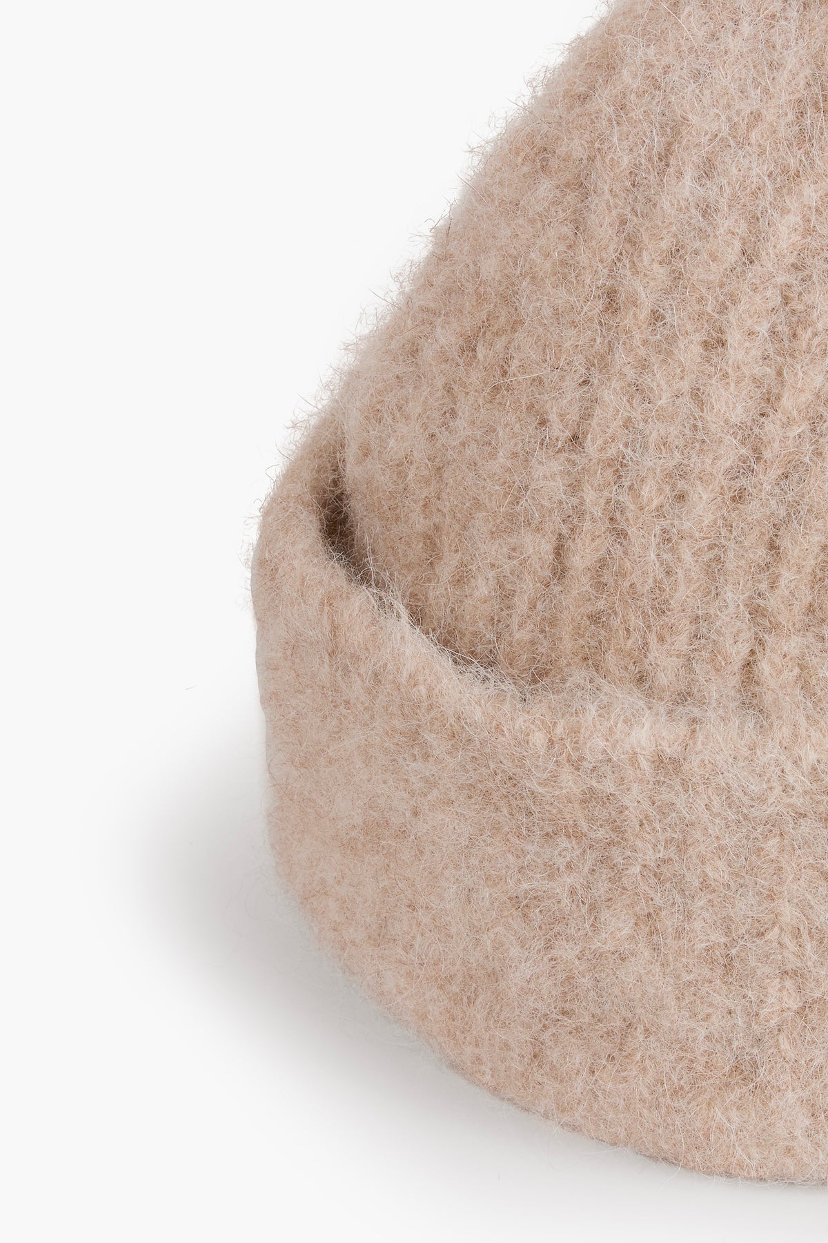 Alpaca Beanie - Beige Melange