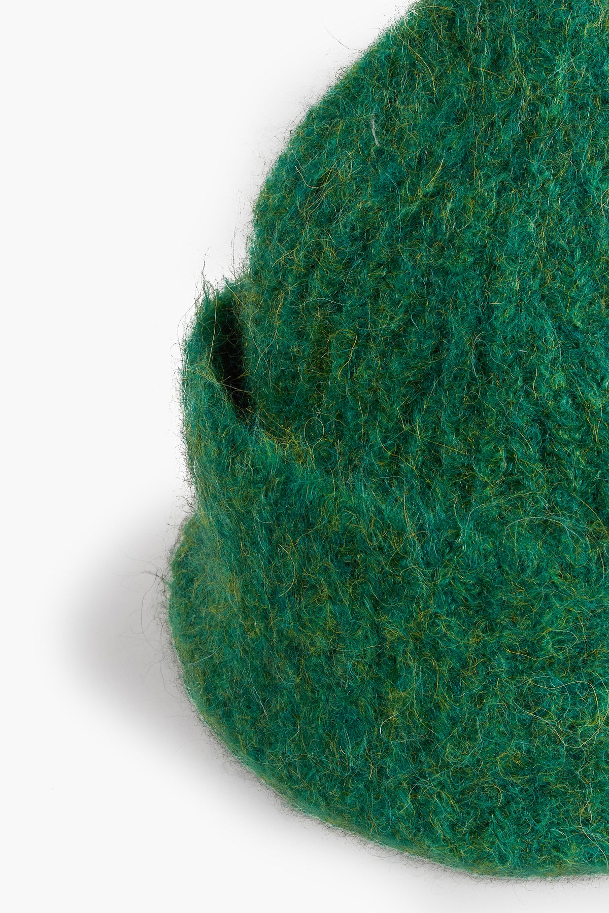 Alpaca Beanie - Green Melange