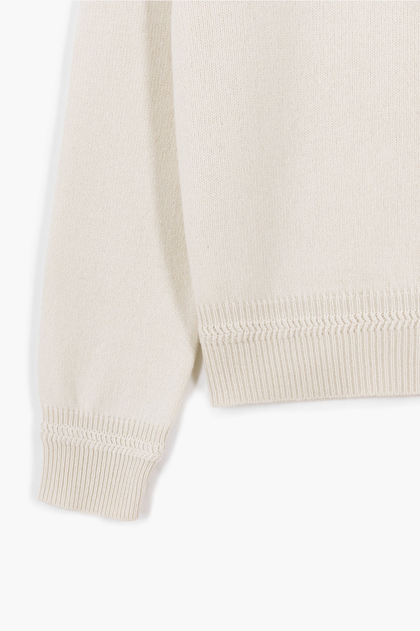 Relaxed Cashmere Crewneck - Ecru