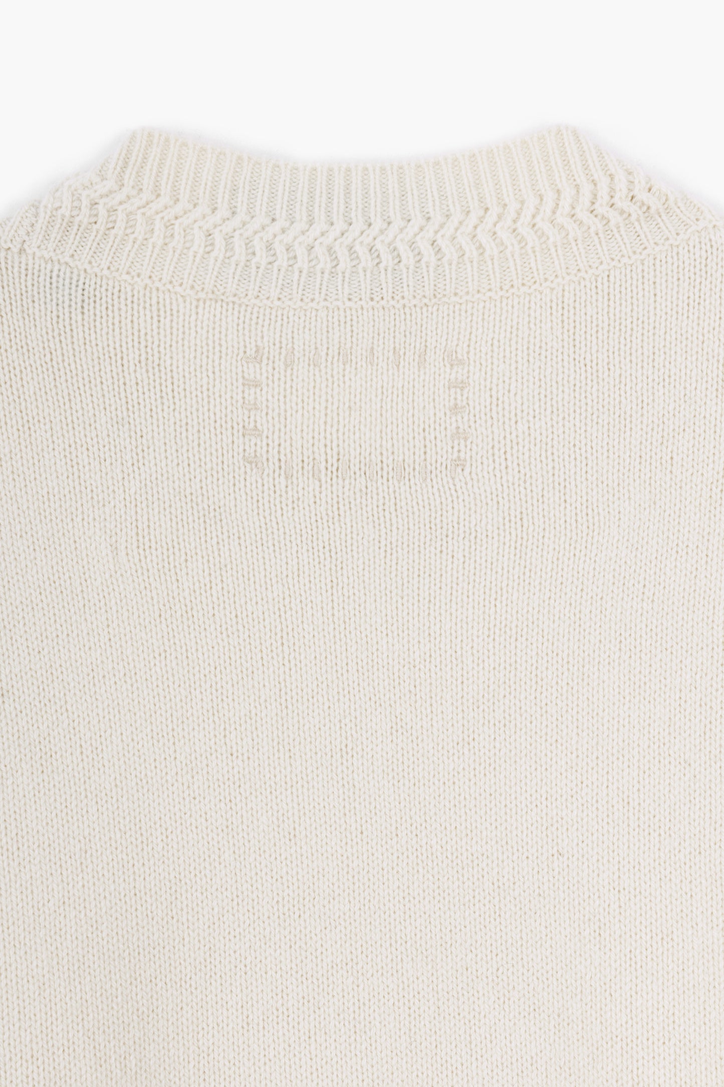 Relaxed Cashmere Crewneck - Ecru