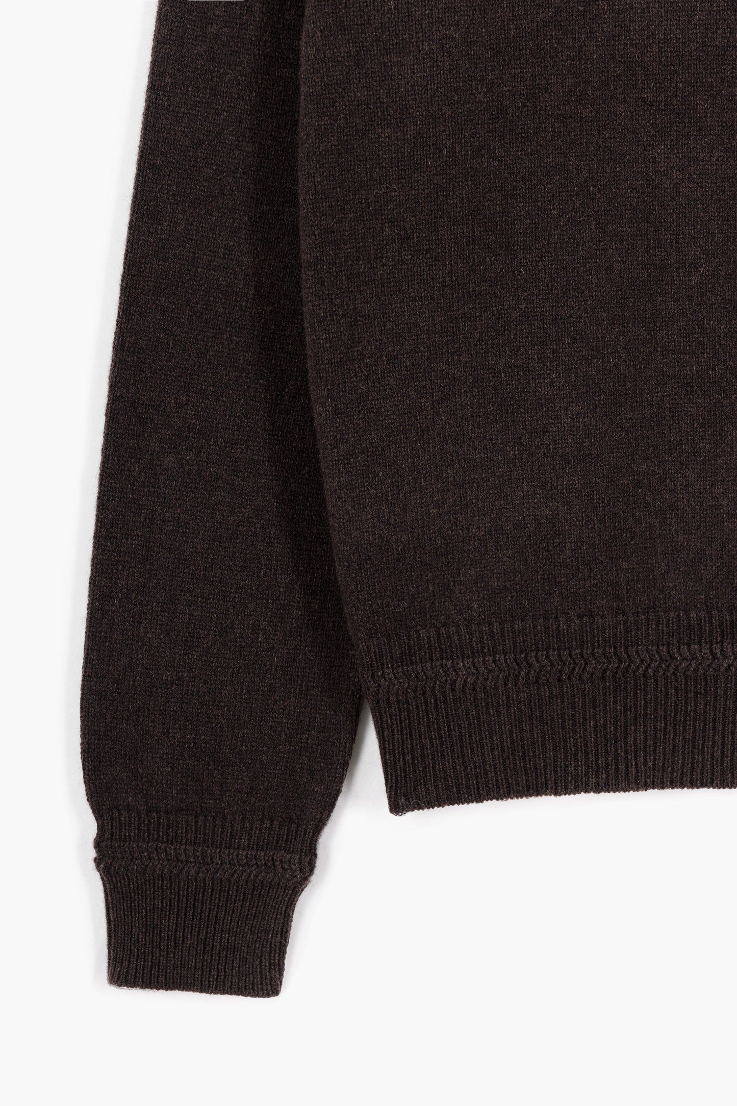 Relaxed Cashmere Crewneck - Marron