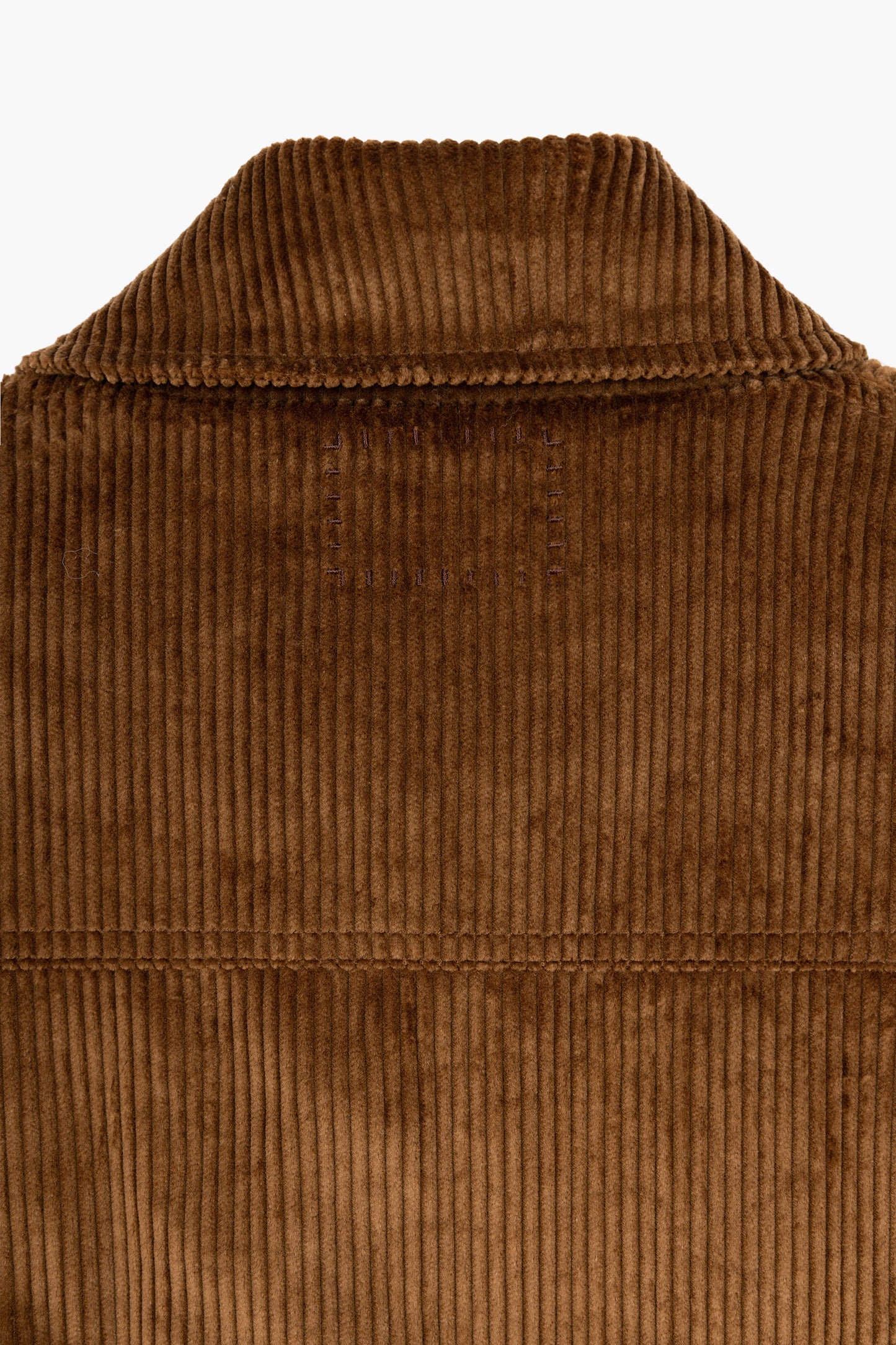 Exhibition Padded Jacket - Velours côtelé Marron