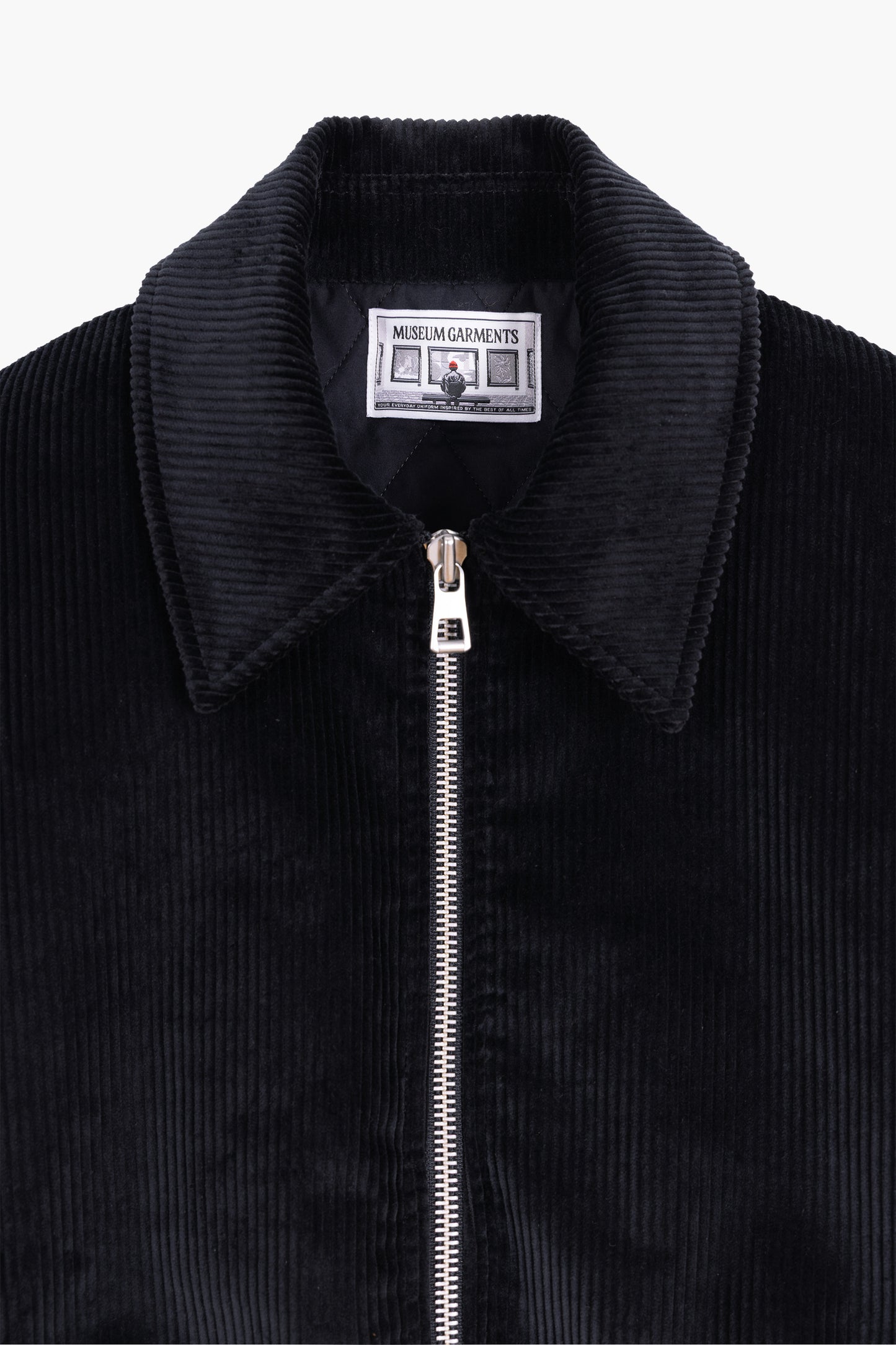 Exhibition Padded Jacket - Velours côtelé Noir