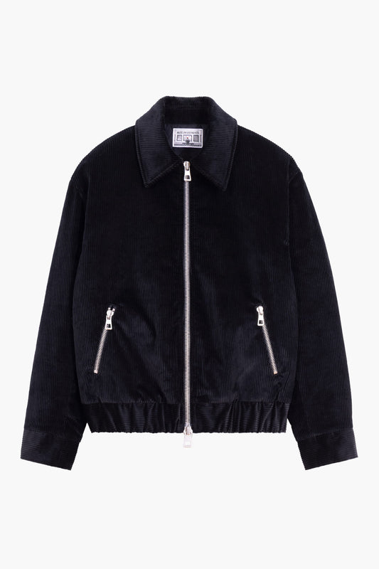 Exhibition Padded Jacket - Velours côtelé Noir