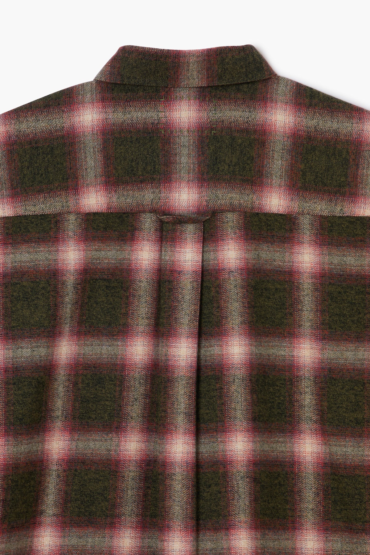 Dad'S Shirt - Checked Cotton flannel Green/Red