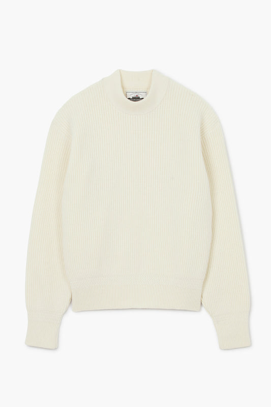 Deck Sweater - Laine d'agneau Natural