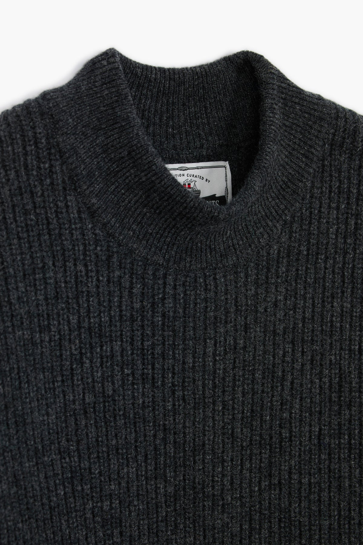 Deck Sweater - Lambswool Charcoal