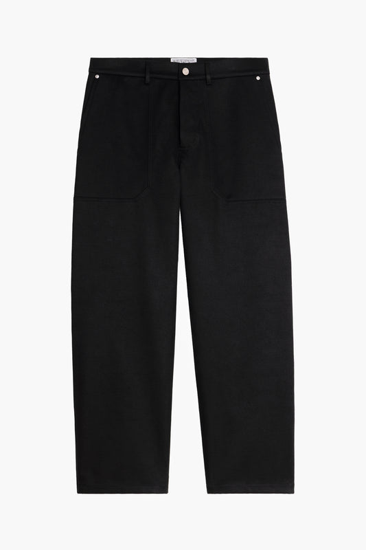 Fatigue Pants - Satin de coton Noir