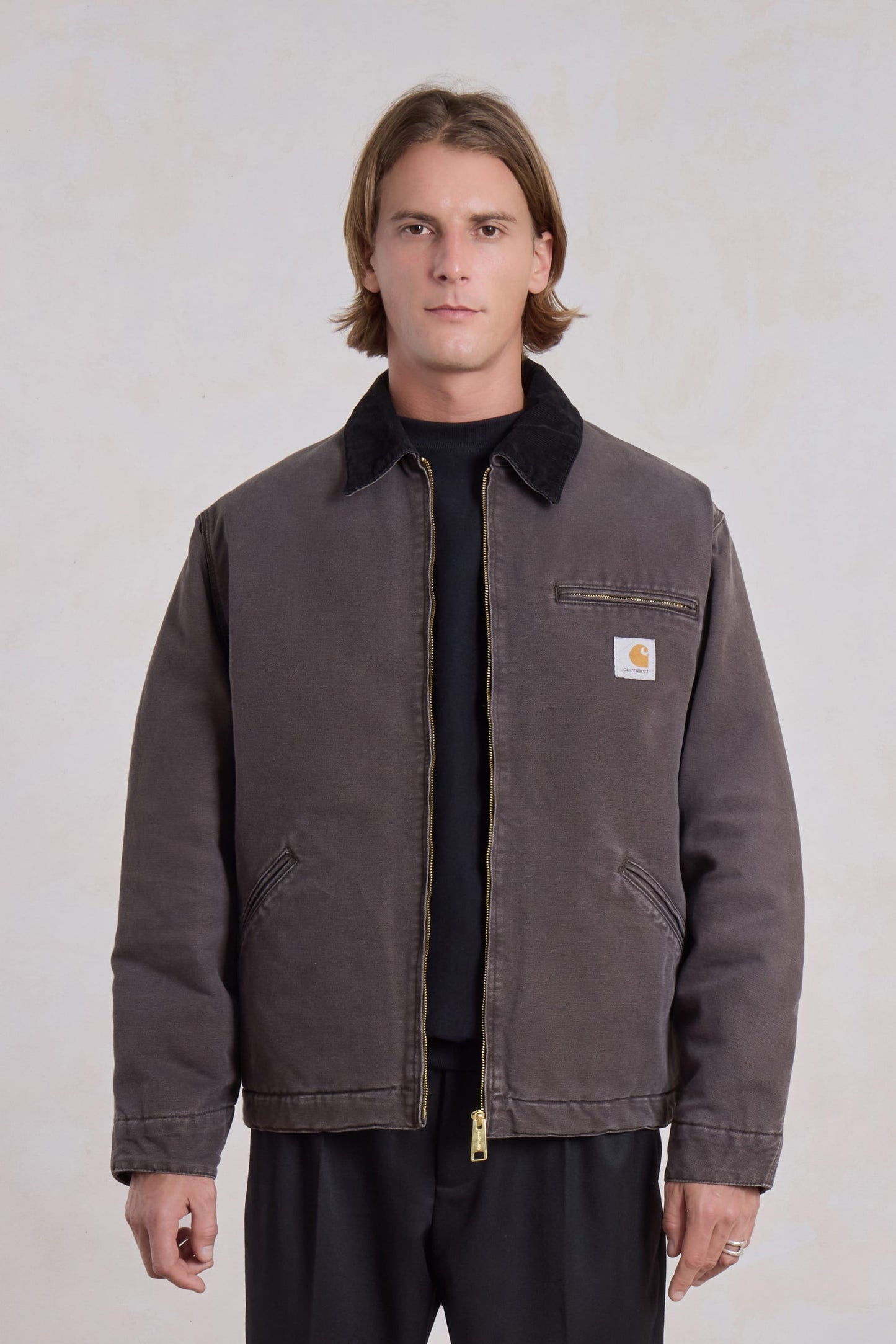 OG Detroit Jacket - Tobacco / Black stone