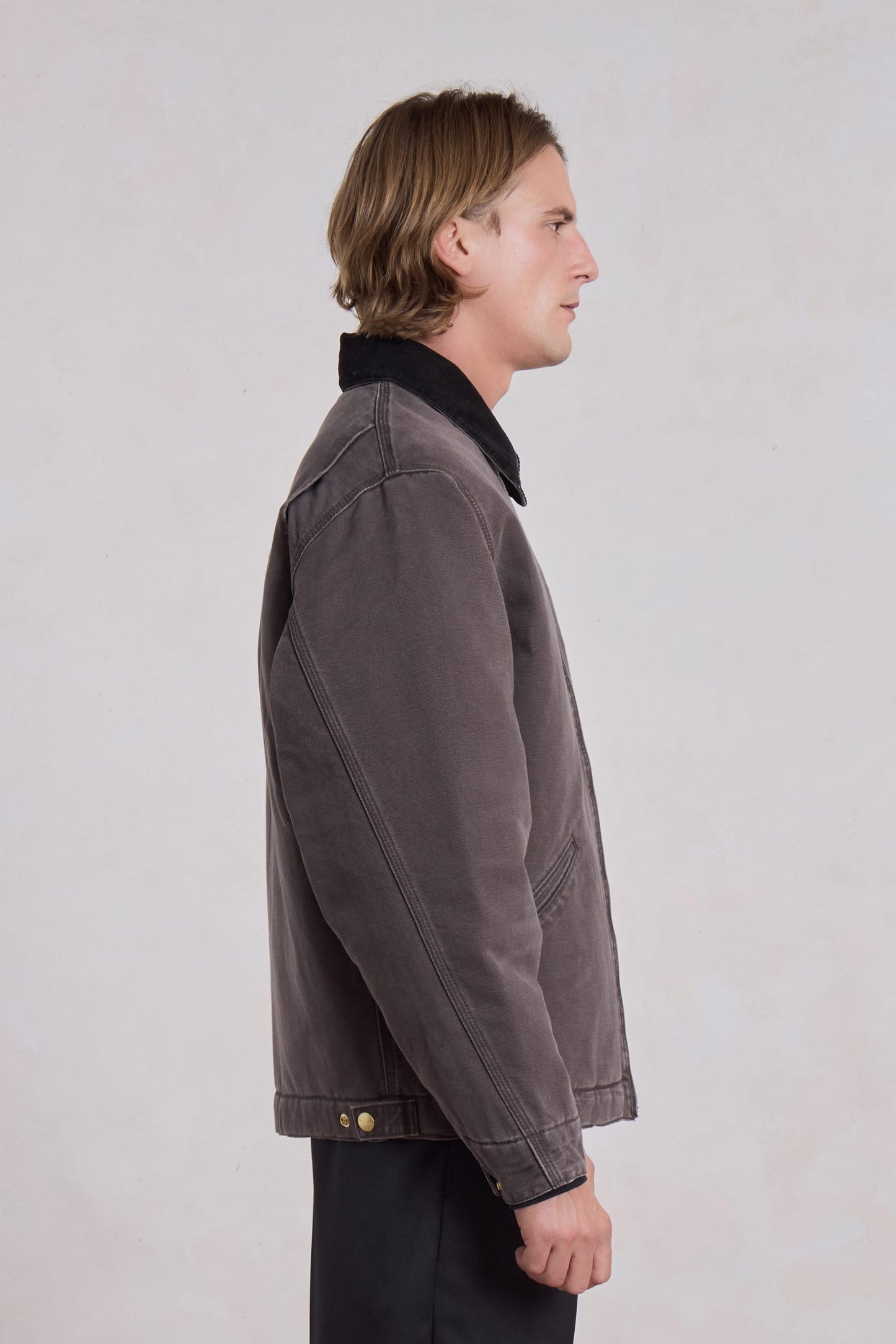 OG Detroit Jacket - Tobacco / Black stone
