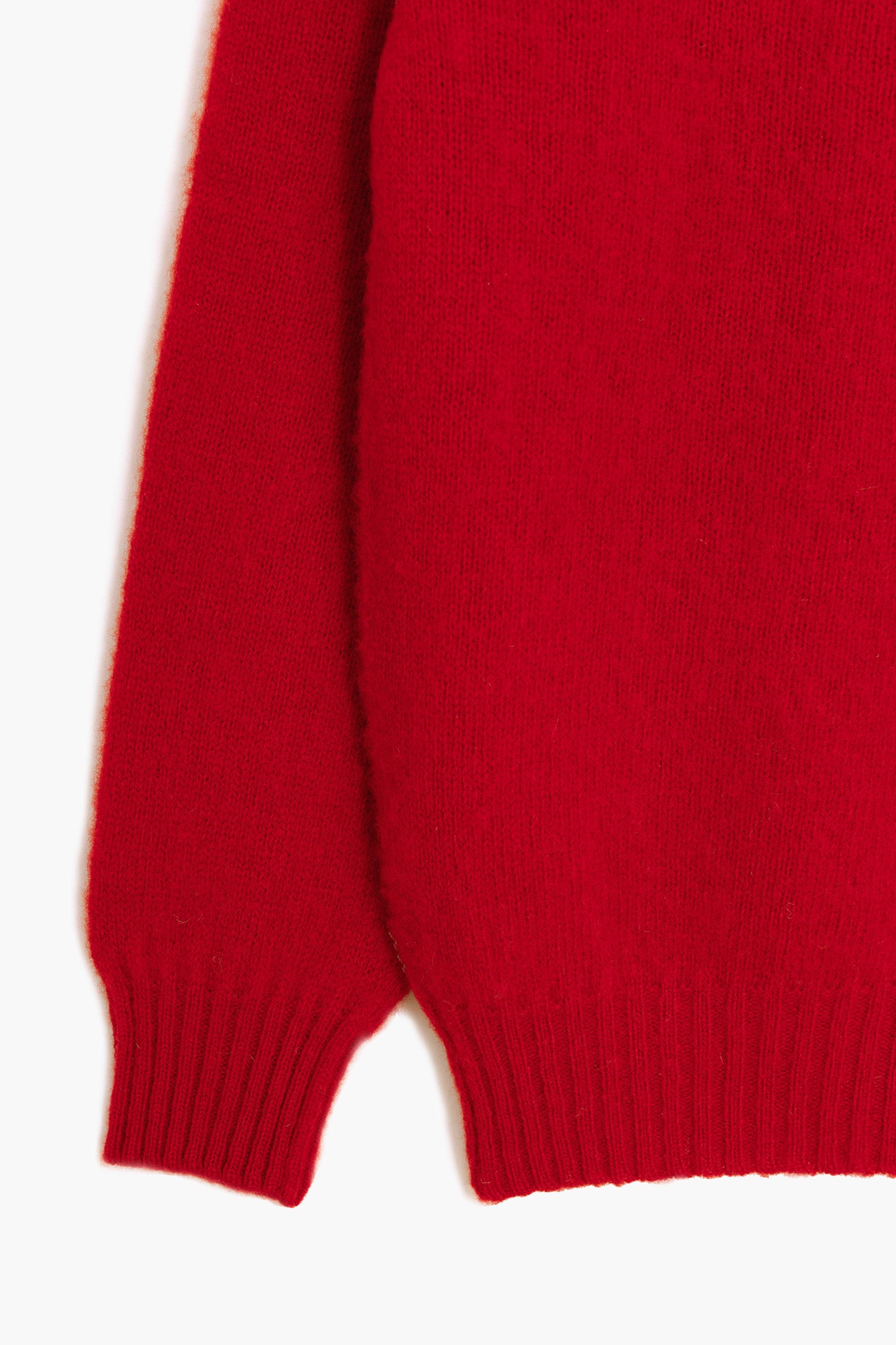 Shaggy Dog wollen polokraag trui – Rood