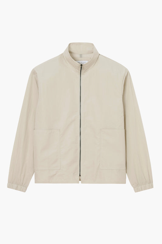Training Zip Jacket - Nylon Ecru