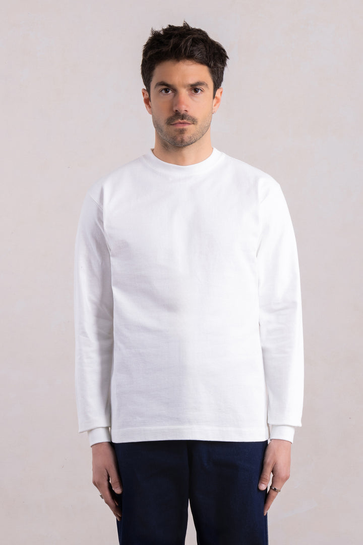 Max-weight long sleeve T-shirt - White