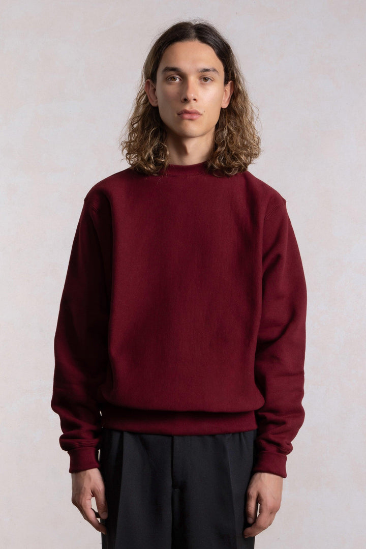 Max-weight Crewneck Sweatshirt - Burgundy
