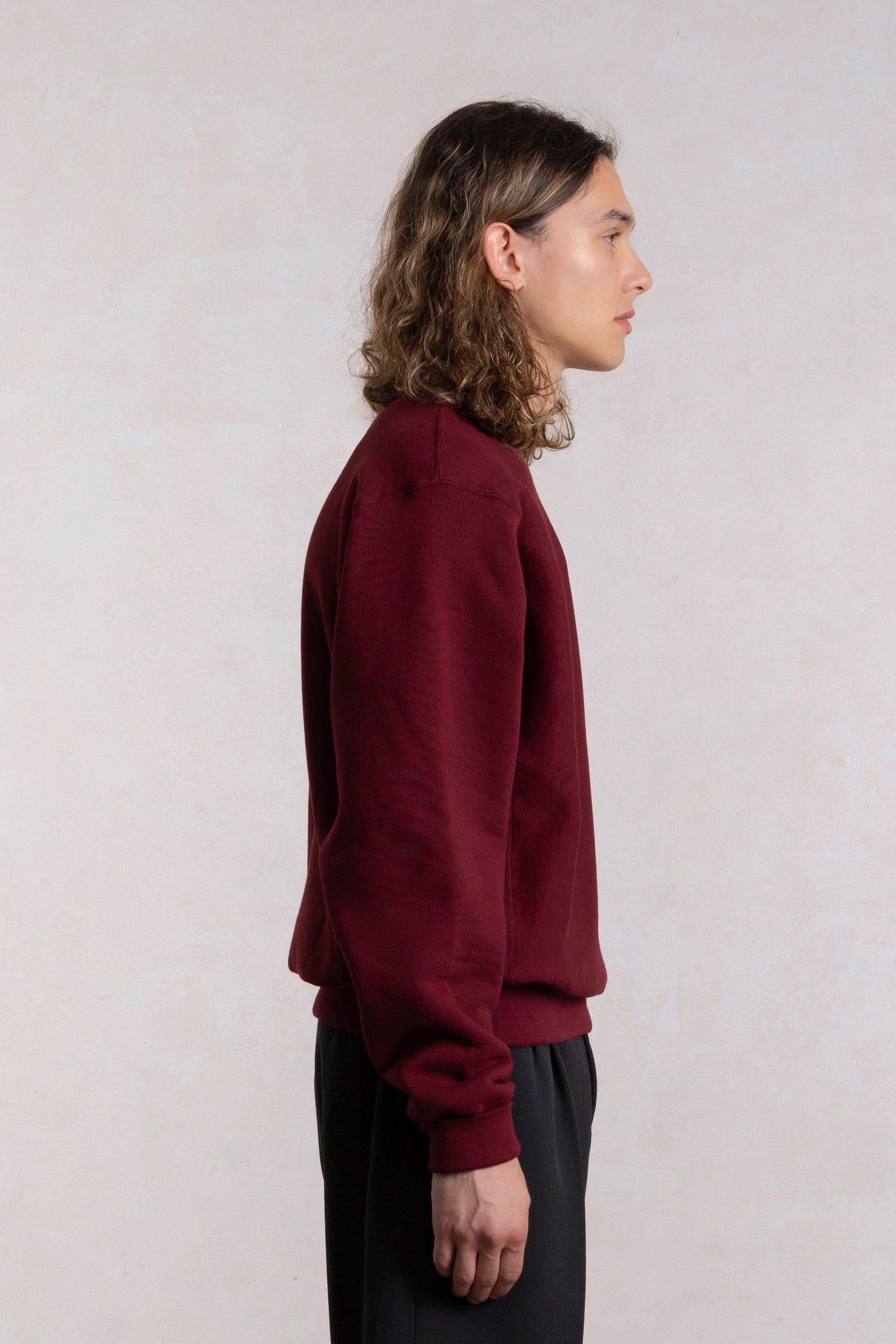 Max-weight Crewneck Sweatshirt - Burgundy