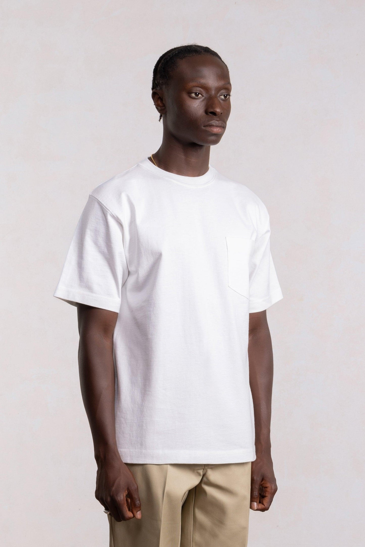 Max-weight pocket t-shirt - Wit