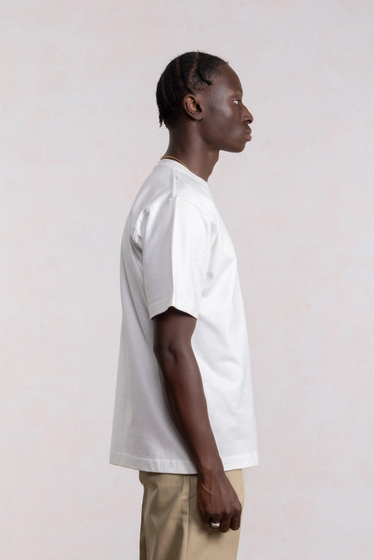 Max-weight pocket t-shirt - Wit