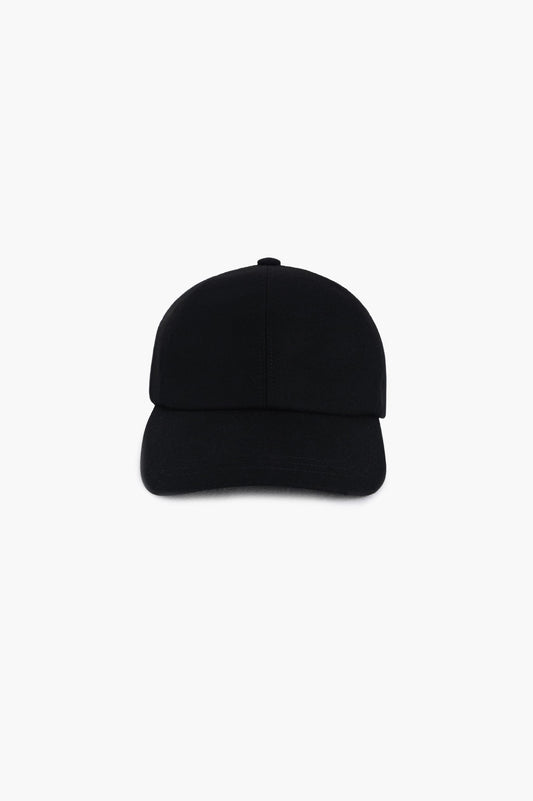 Casquette '6 panel' - Laine Noir