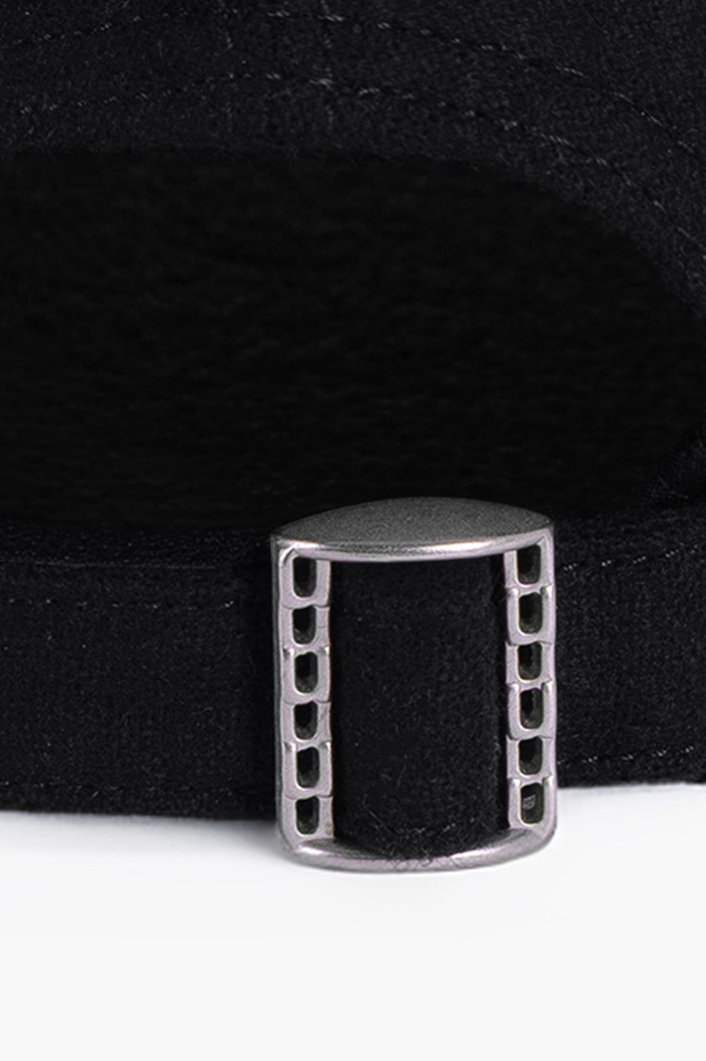 Casquette '6 panel' - Laine Noir