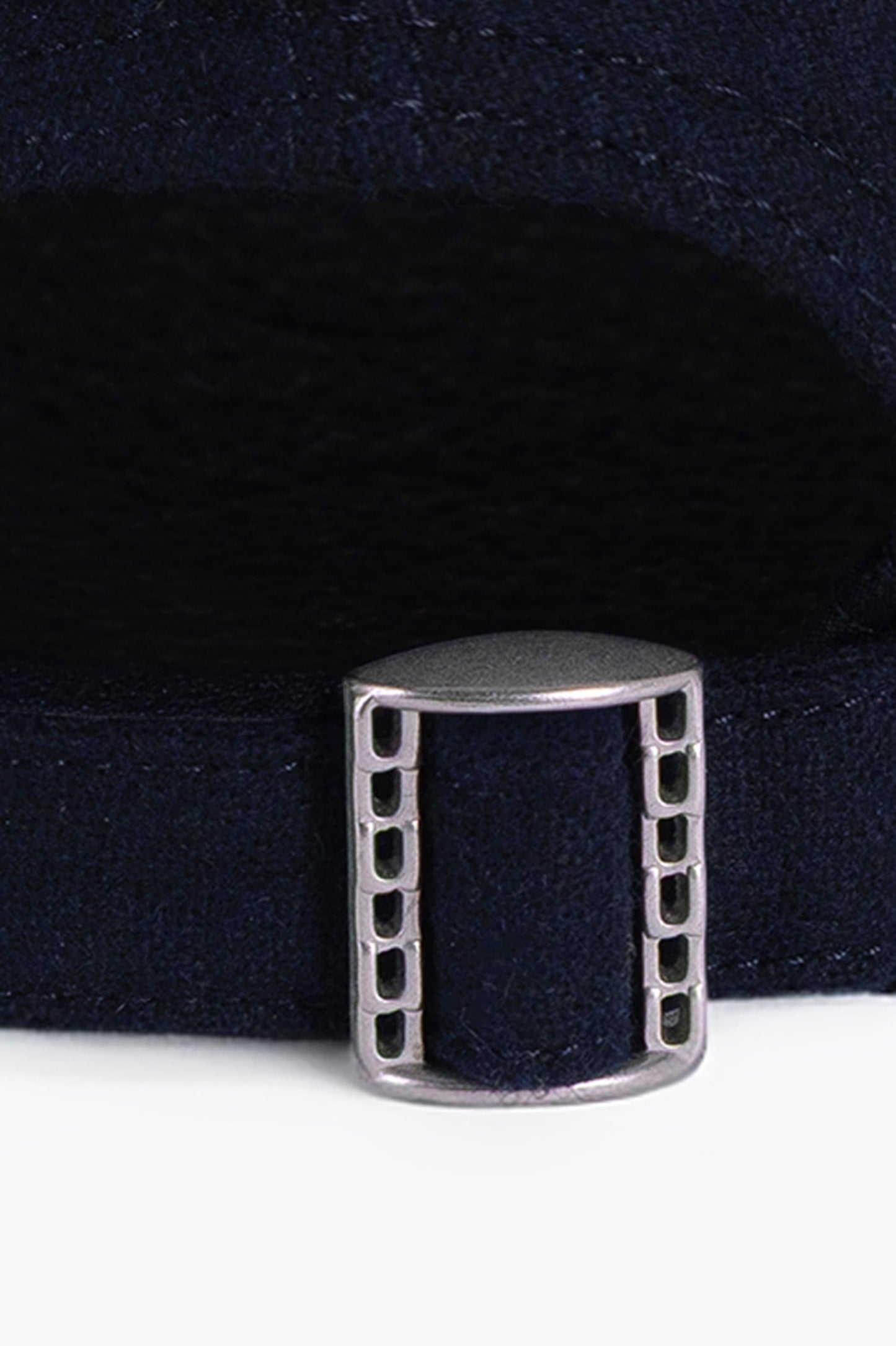 Casquette '6 panel' - Laine Bleu Marine