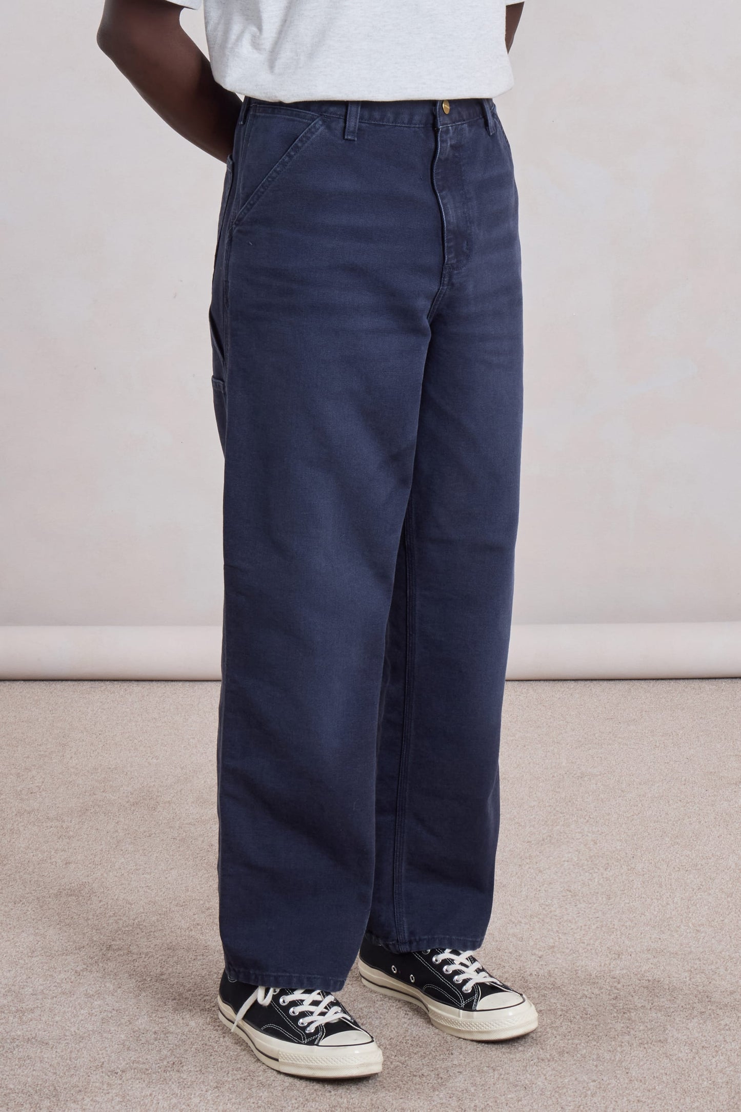 Single Knee Pant - Dearborn Canvas Dark Navy