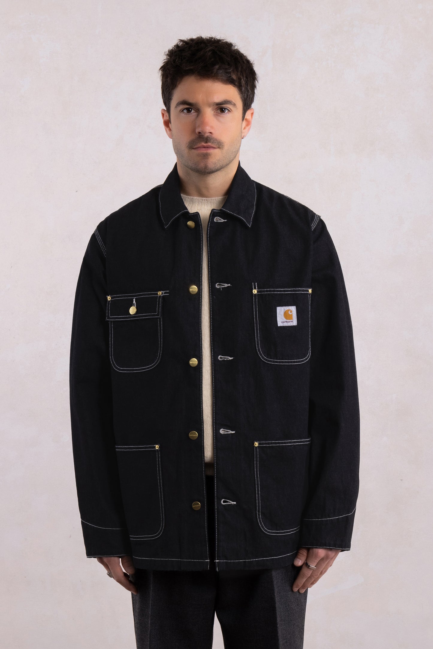 OG Chore Coat - Denim Noir one wash