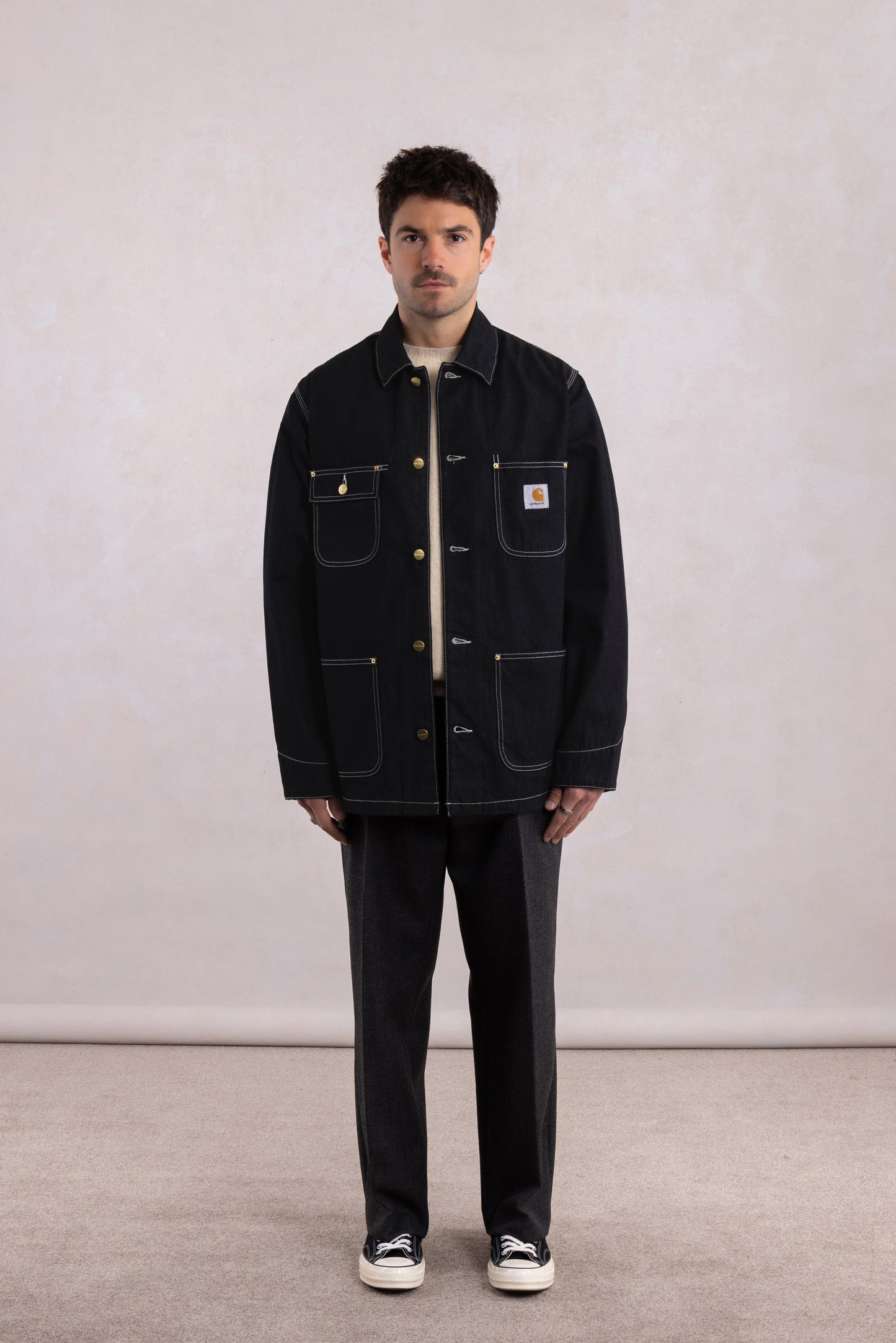 OG Chore Coat - Denim Noir one wash