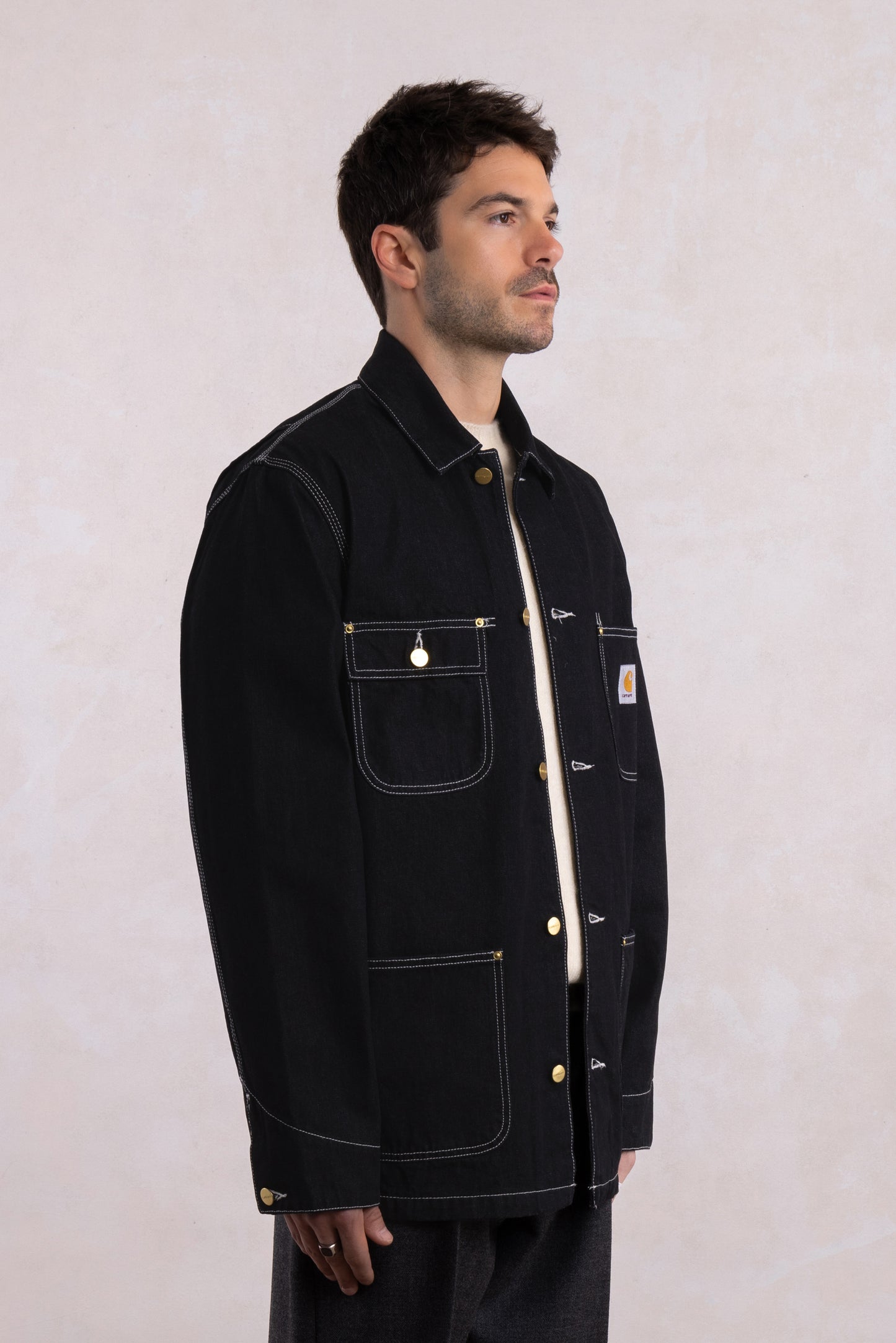 OG Chore Coat - Denim Noir one wash