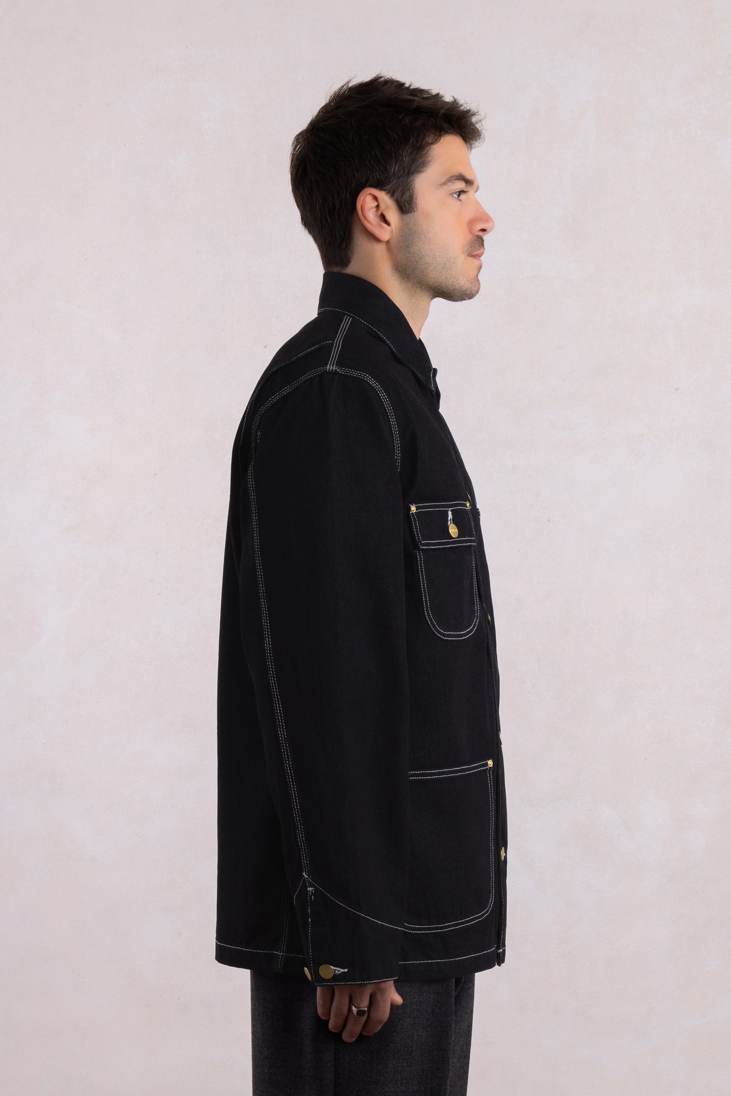 OG Chore Coat - Denim Noir one wash