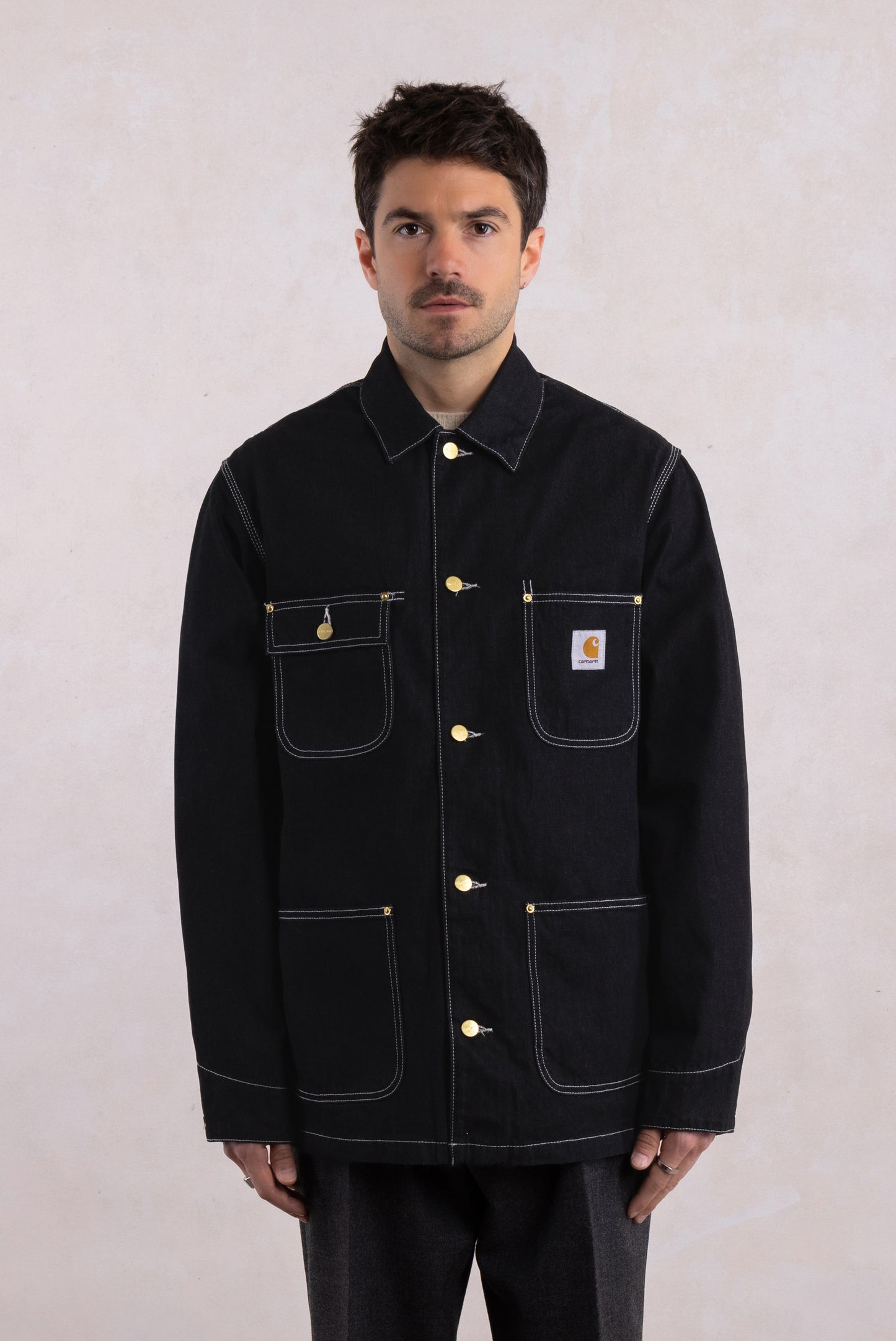 OG Chore Coat - Denim Noir one wash