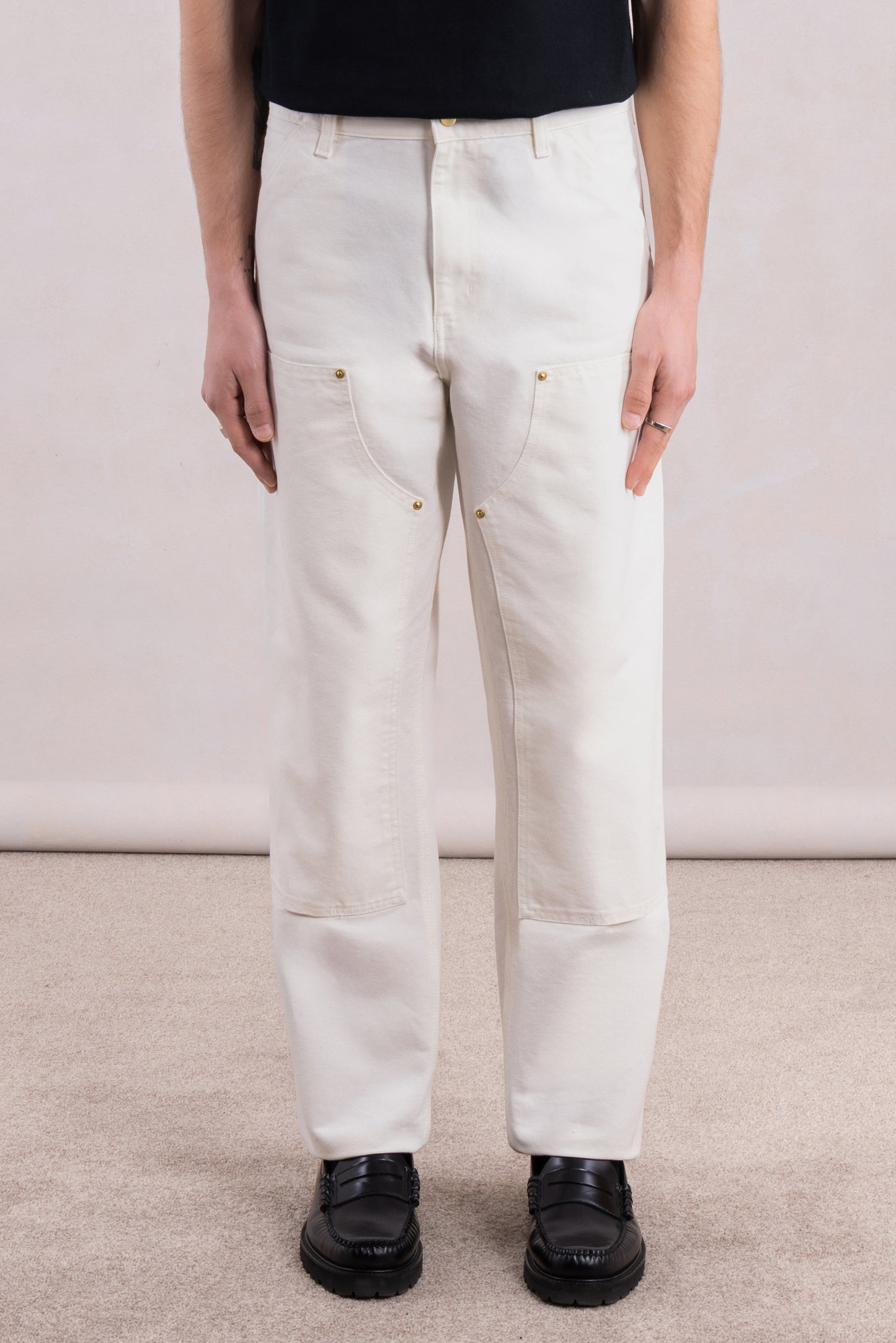 Double Knee Pant - Dearborn Canvas Ecru