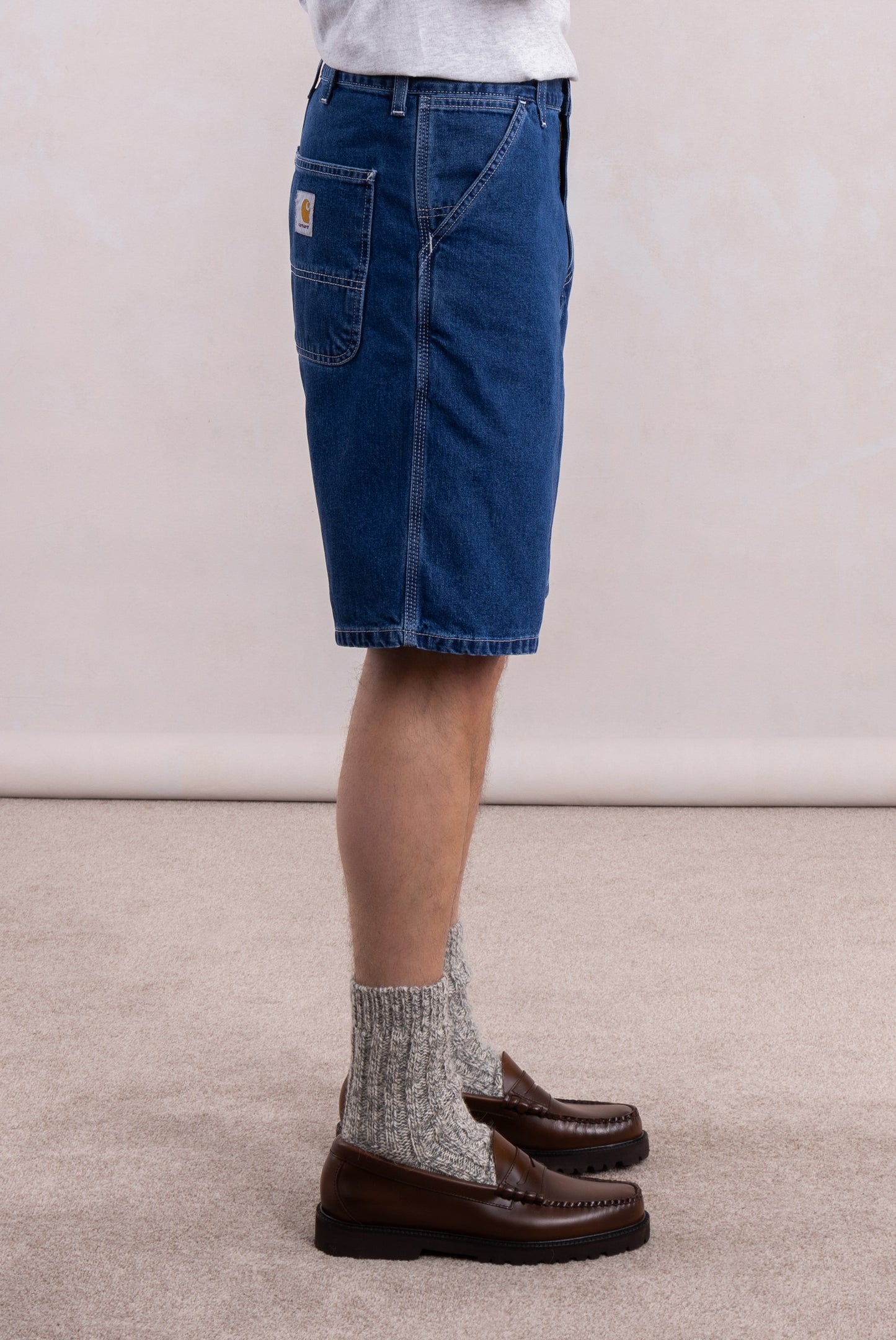 Simple Short - Denim stone washed