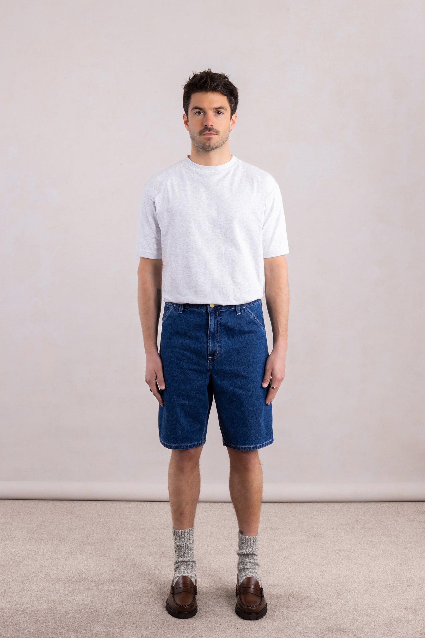 Simple Short - Denim stone washed