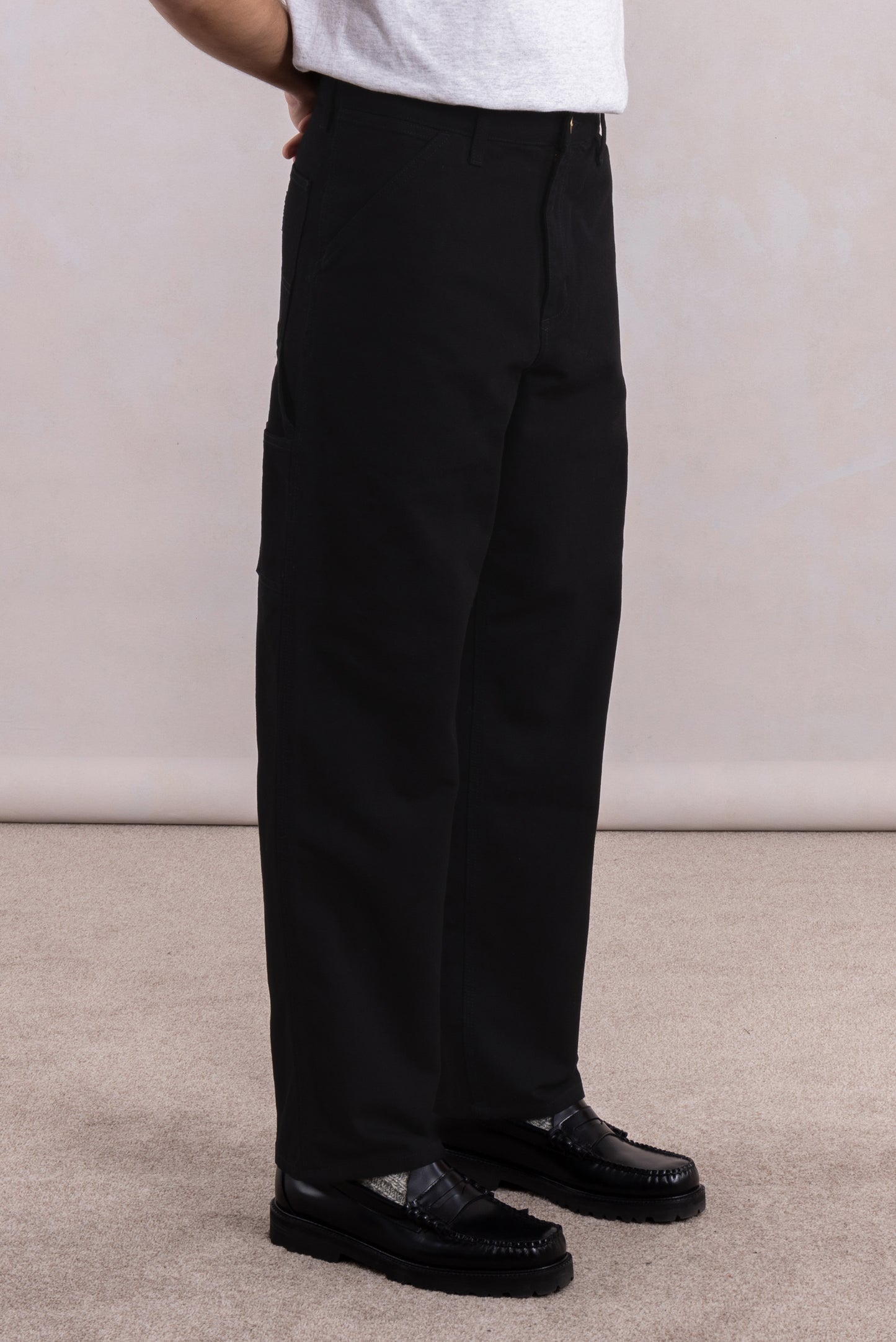 Single Knee Pant - Dearborn Canvas Noir