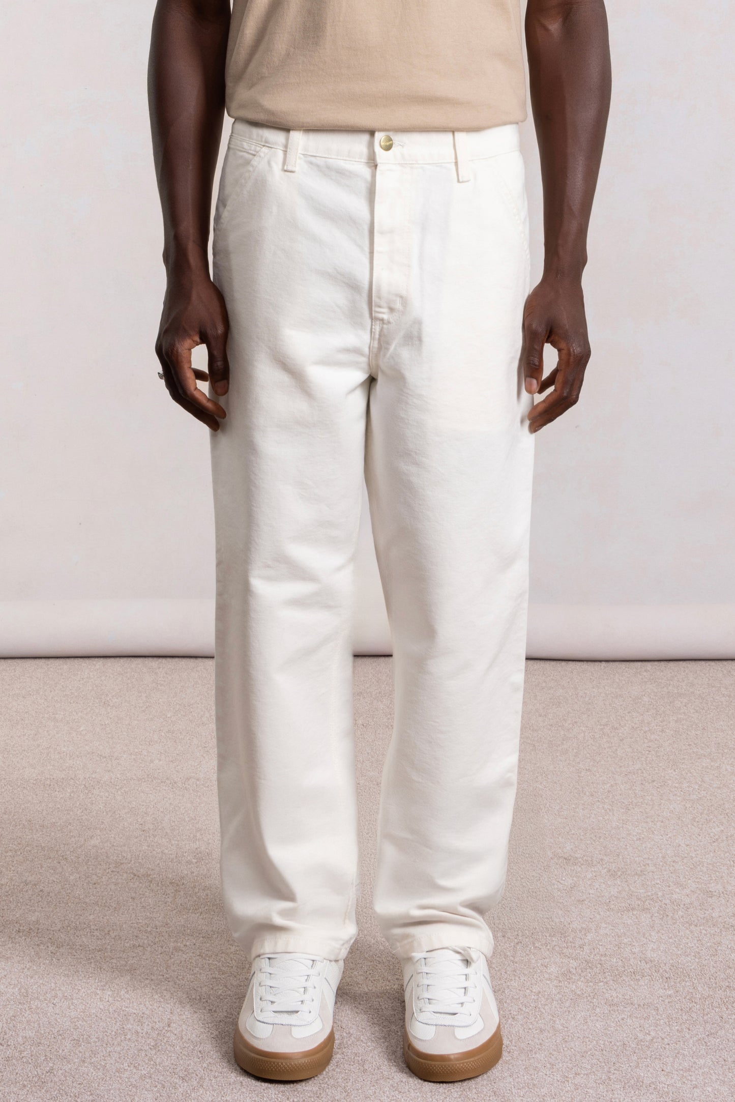 Single Knee Pant - Dearborn Canvas Ecru